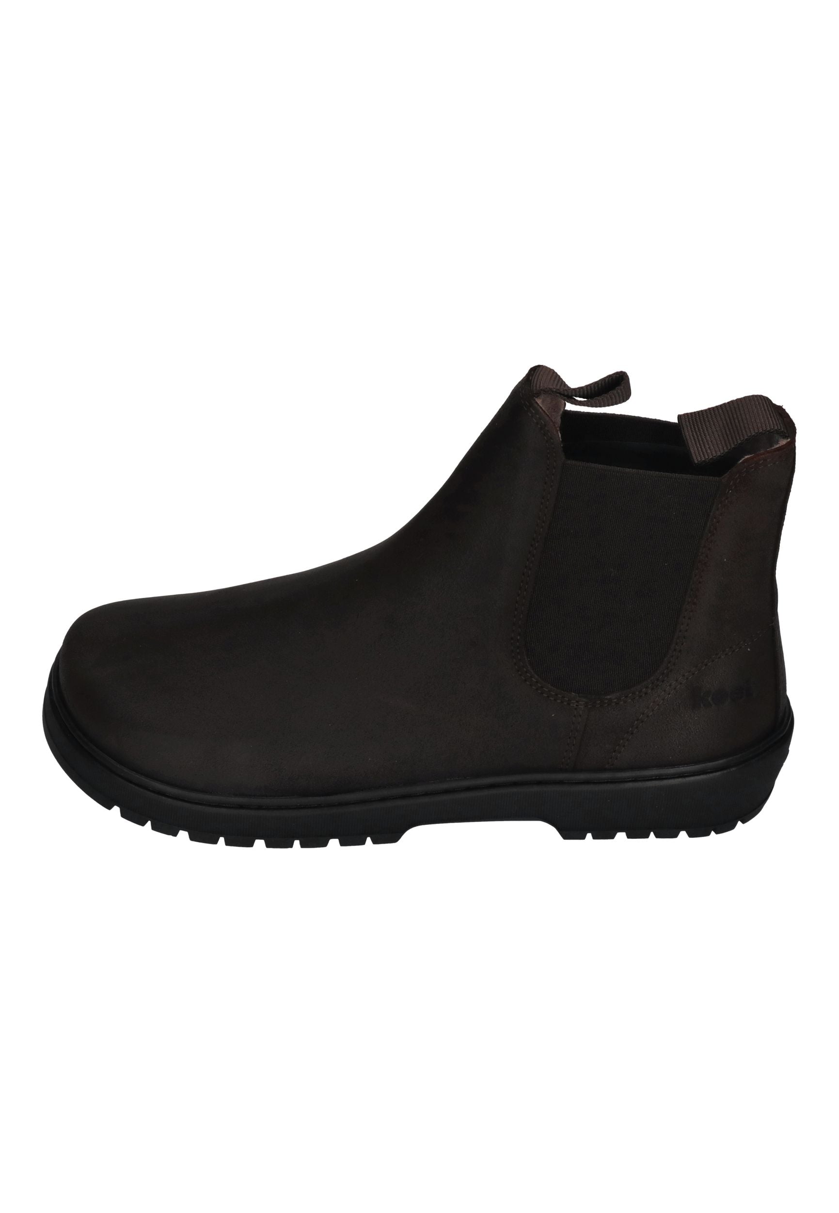 KOEL Damen Barefoot Chelseaboots GAVIEN SUEDE FELT chocolate