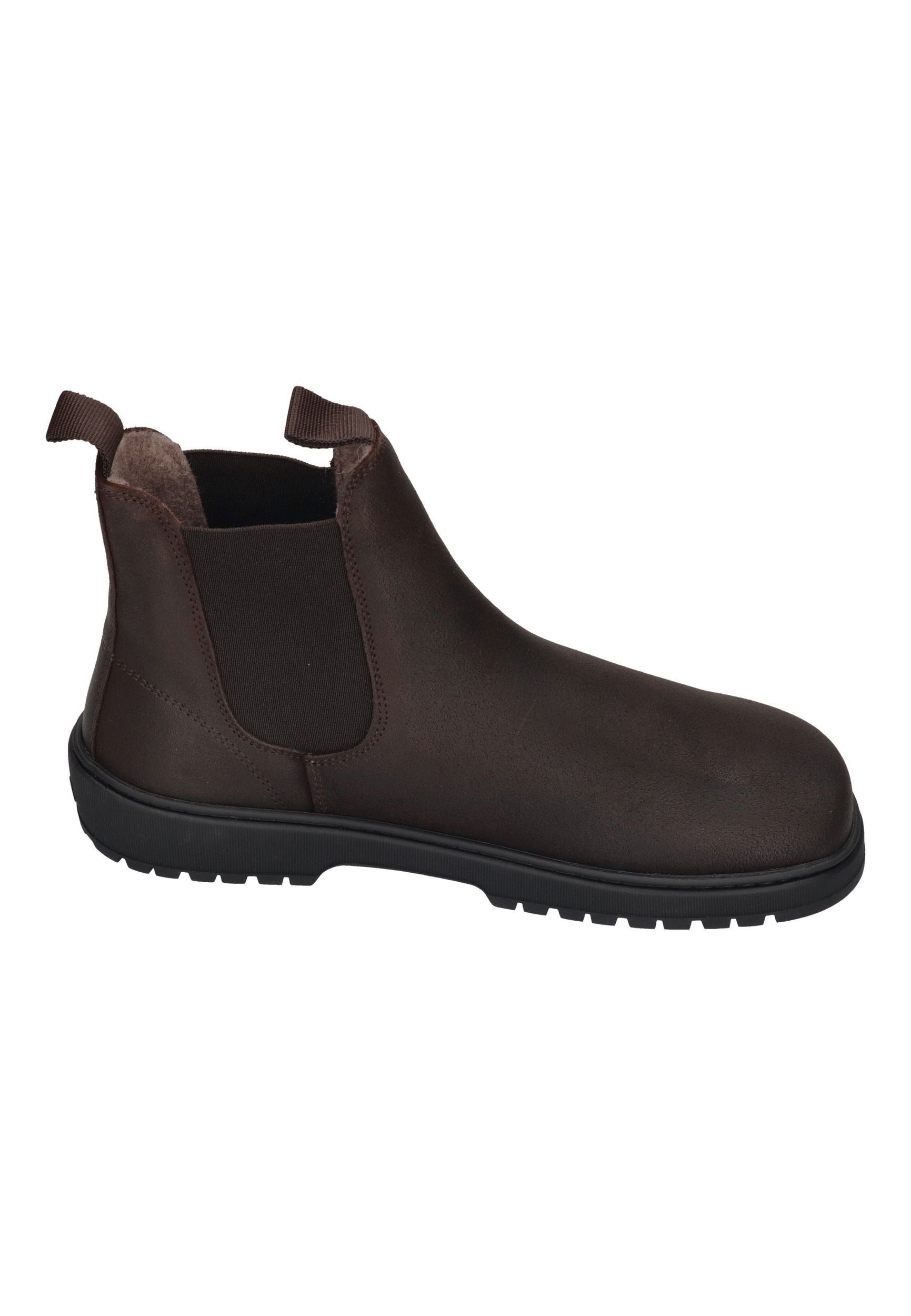 KOEL Damen Barefoot Chelseaboots GAVIEN SUEDE FELT chocolate