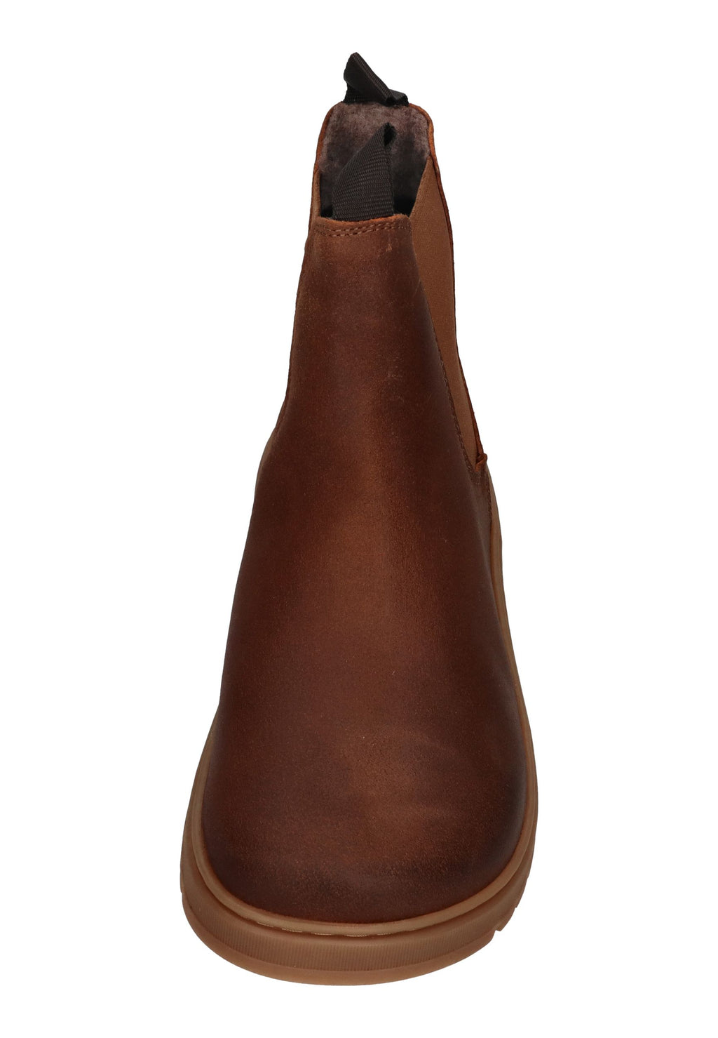 KOEL Damen Barefoot Chelseaboots GAVIEN SUEDE FELT cognac