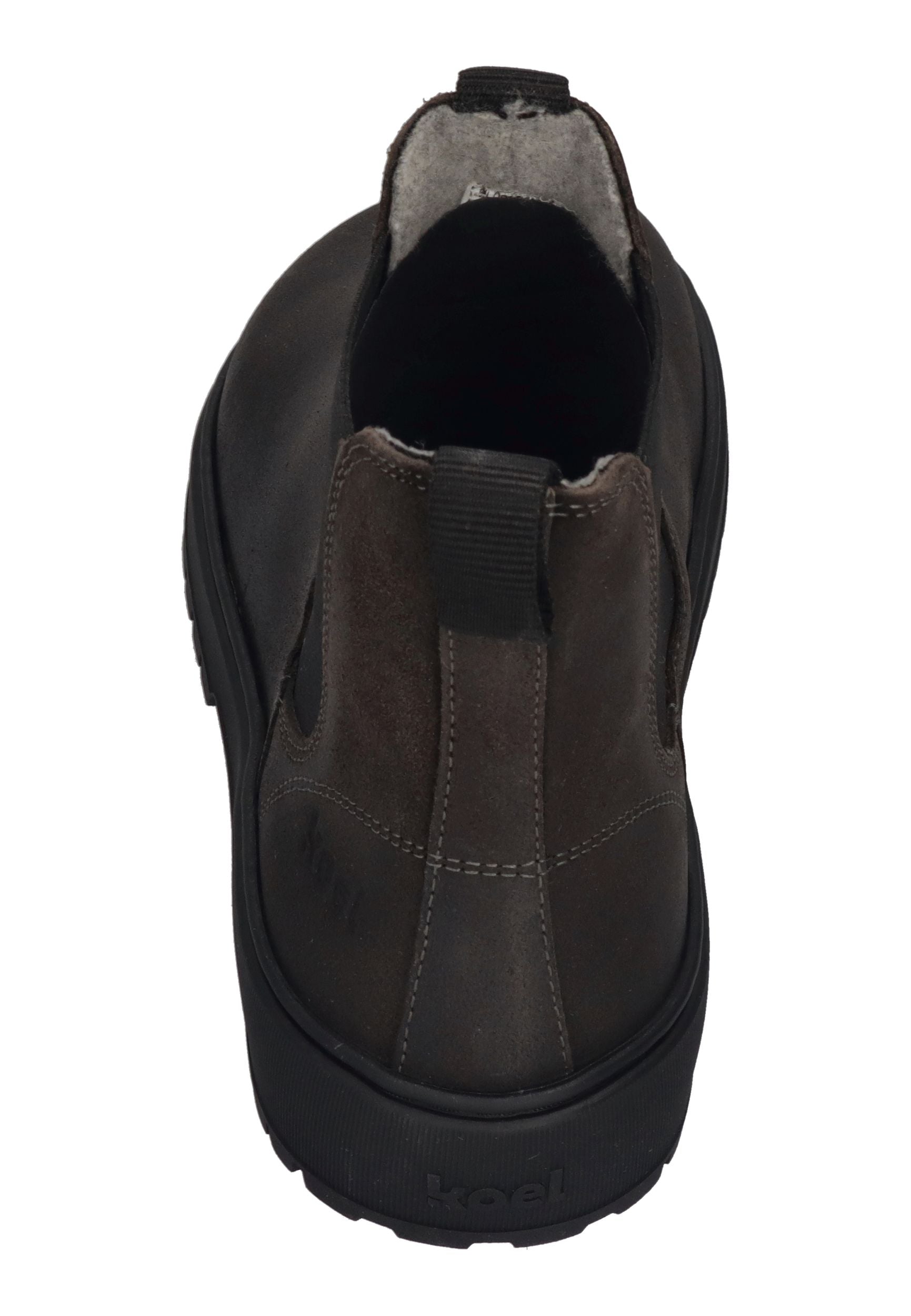 KOEL Damen Barefoot Chelseaboots GAVIEN SUEDE FELT dark grey