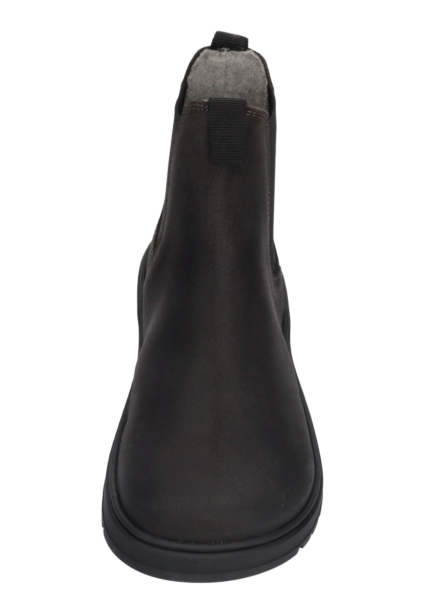 KOEL Damen Barefoot Chelseaboots GAVIEN SUEDE FELT dark grey