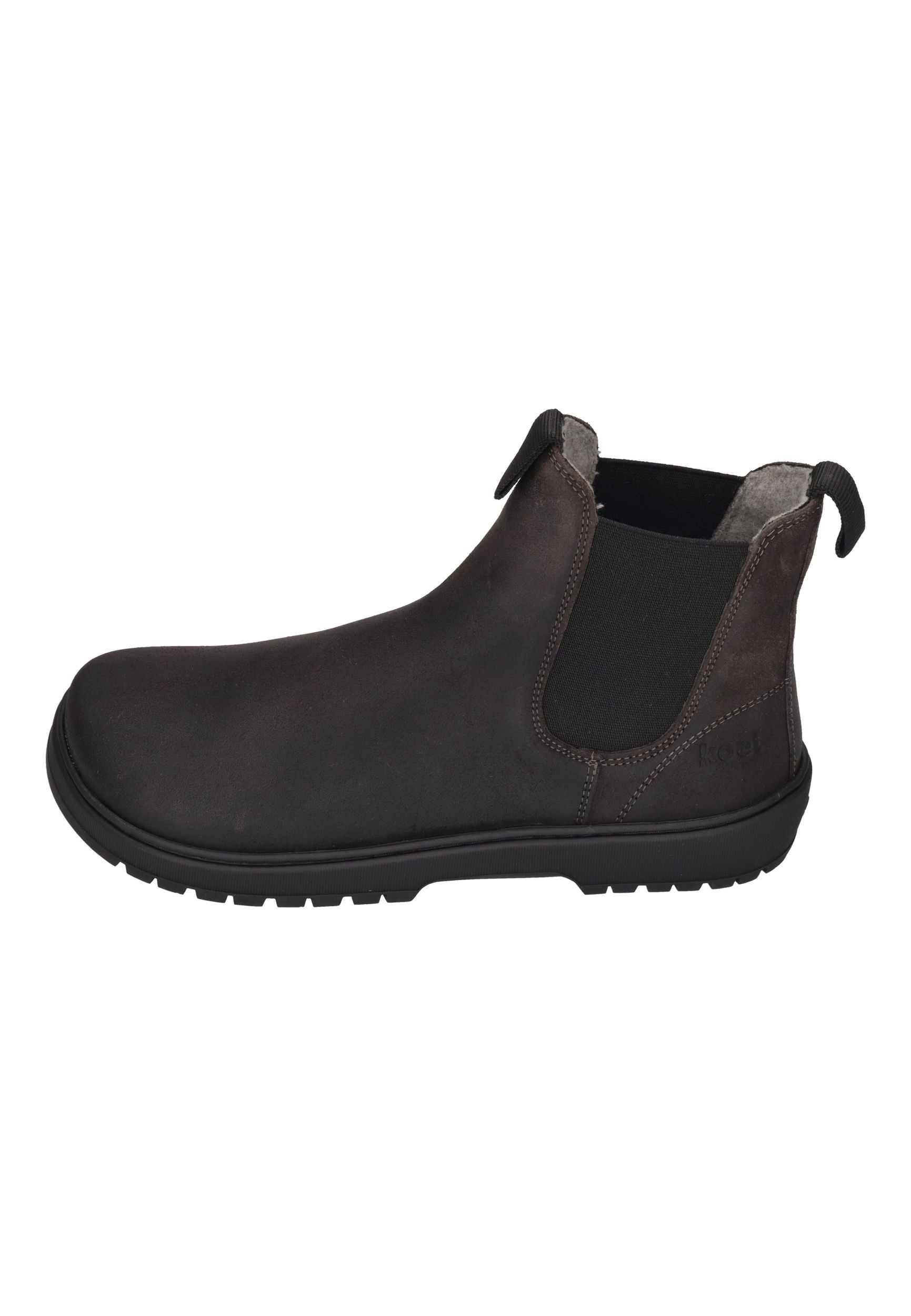 KOEL Damen Barefoot Chelseaboots GAVIEN SUEDE FELT dark grey