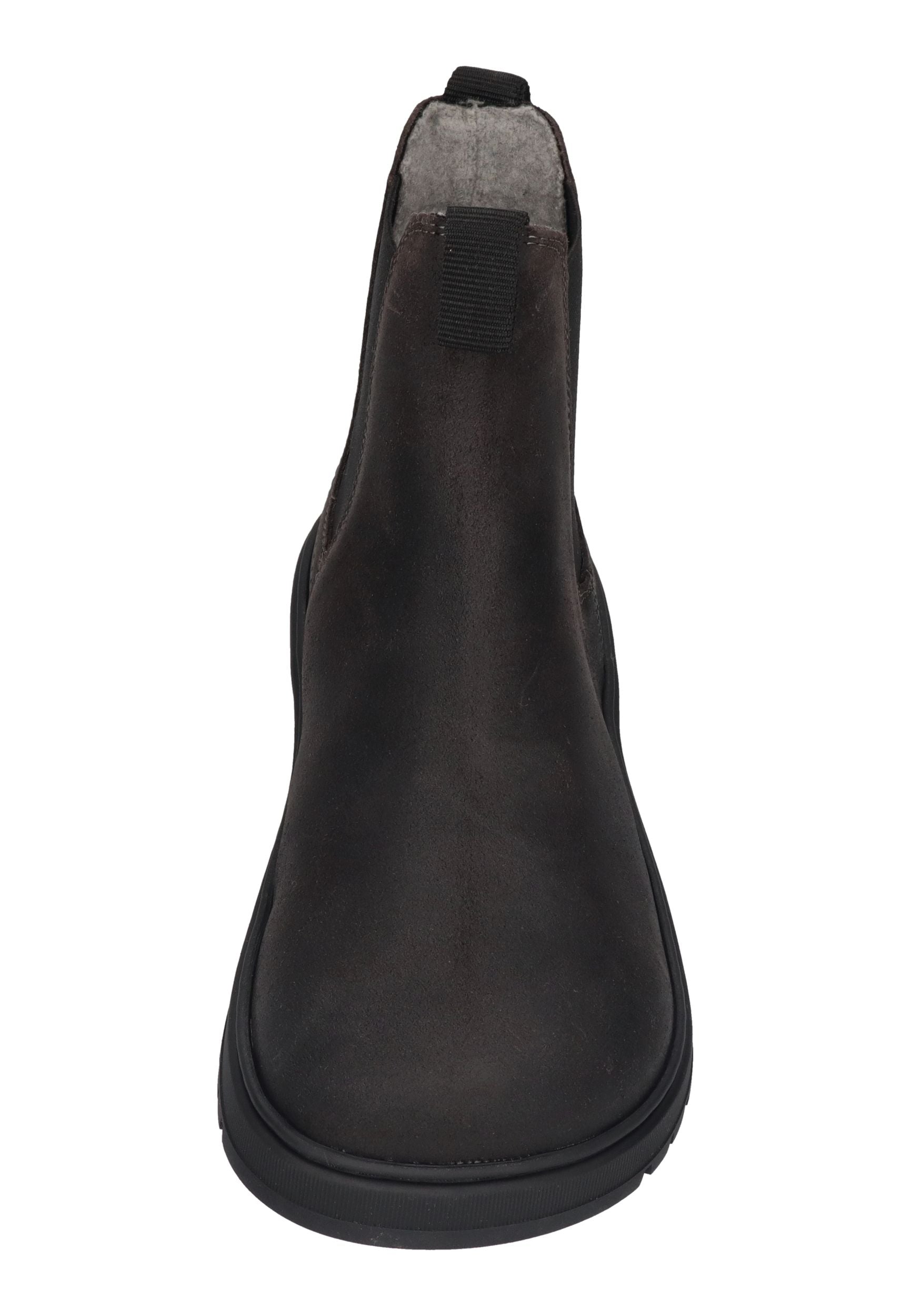 KOEL Damen Barefoot Chelseaboots GAVIEN SUEDE FELT dark grey