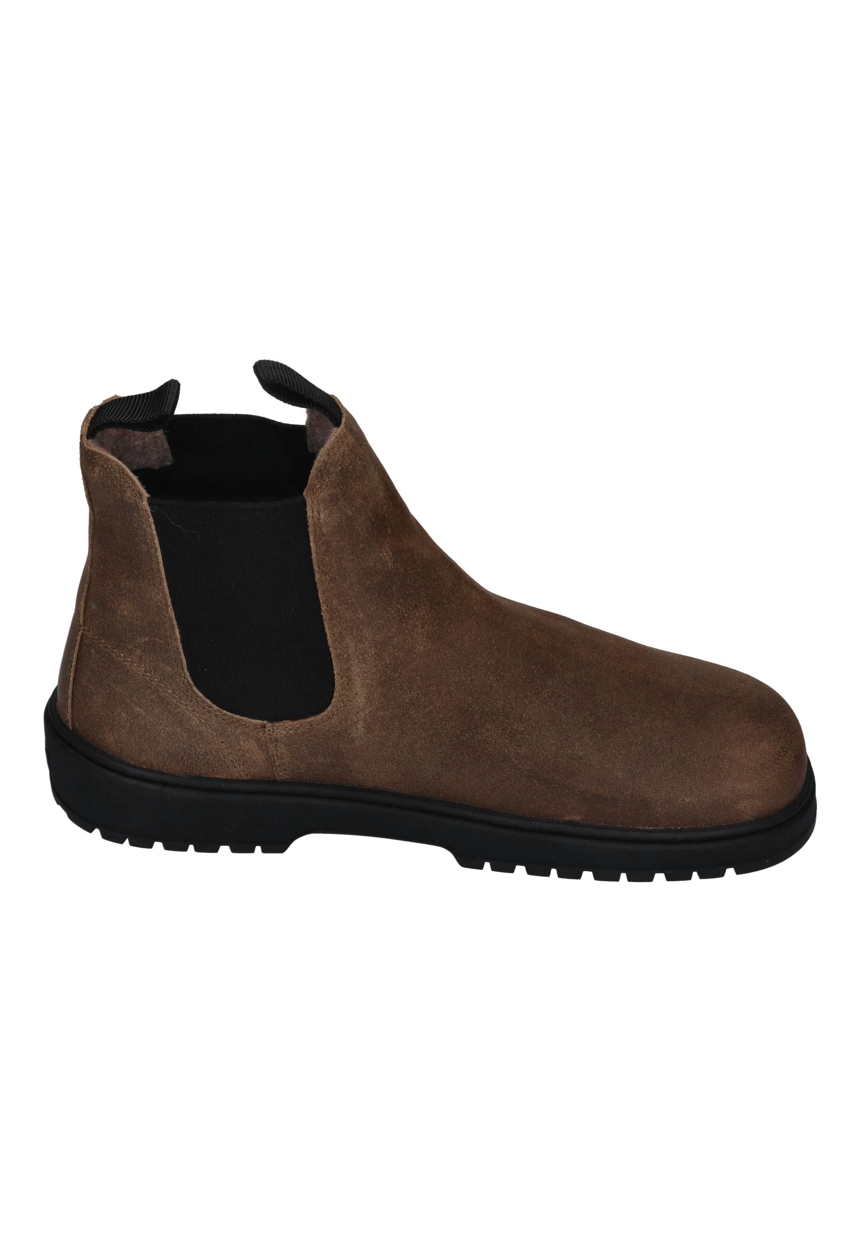 KOEL Damen Barefoot Chelseaboots GAVIEN SUEDE FELT dark taupe