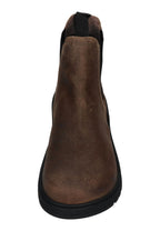 KOEL Damen Barefoot Chelseaboots GAVIEN SUEDE FELT dark taupe