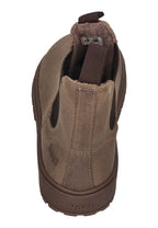 KOEL Damen Barefoot Chelseaboots GAVIEN SUEDE FELT taupe