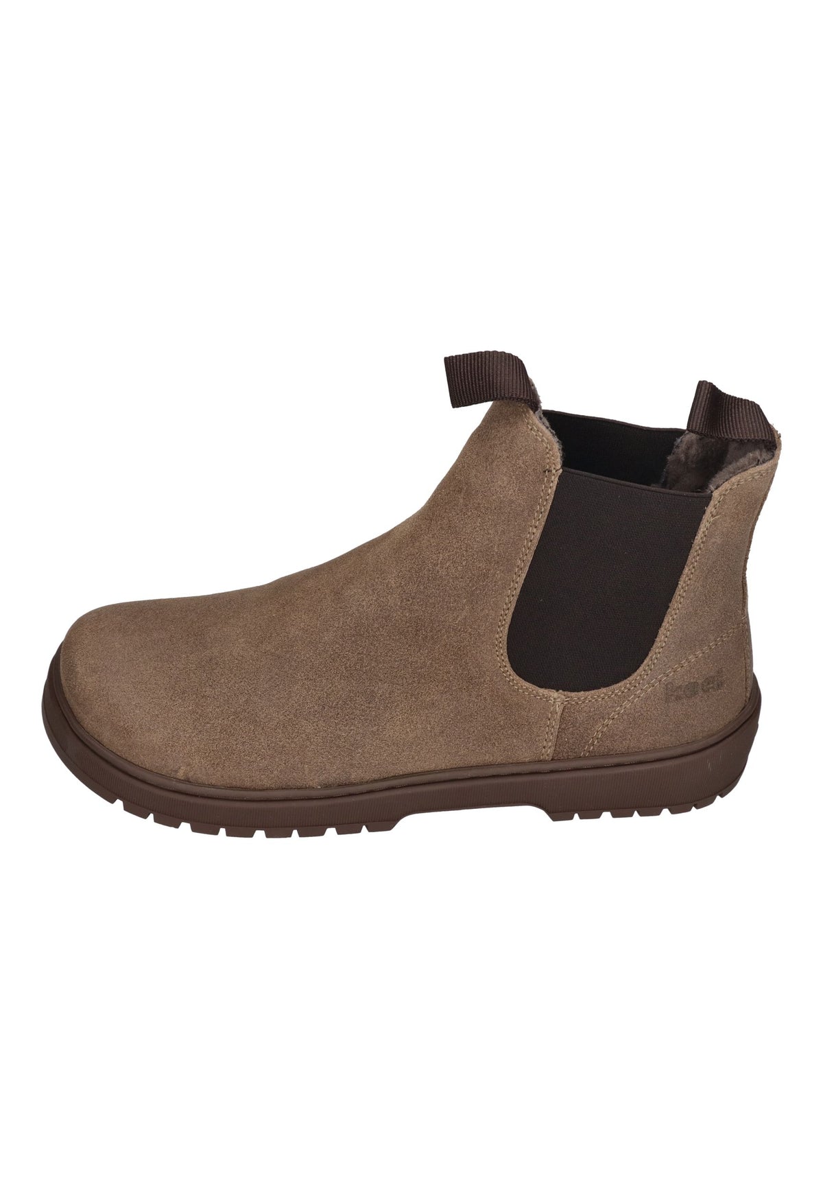 KOEL Damen Barefoot Chelseaboots GAVIEN SUEDE WOOL taupe