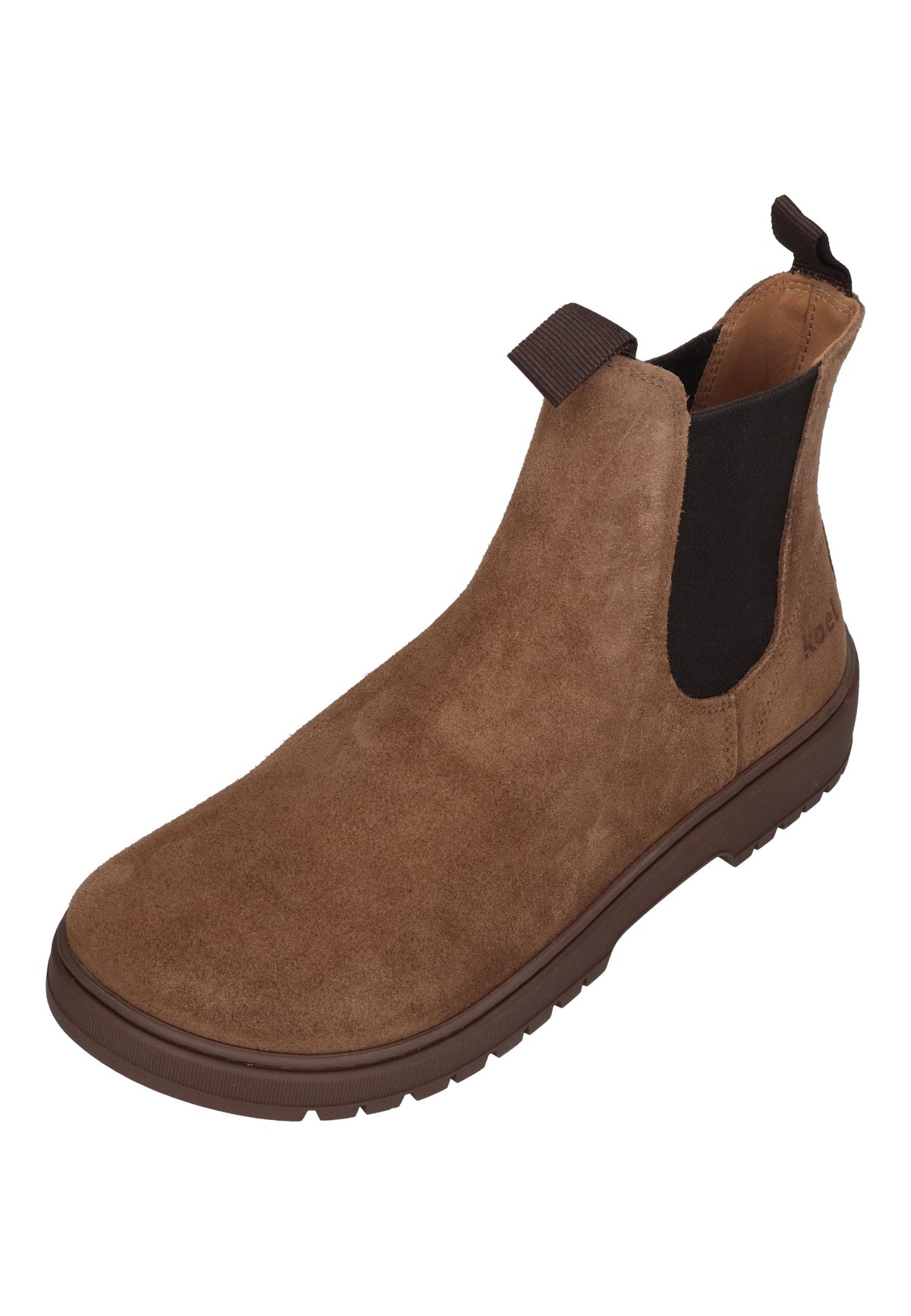 KOEL Damen Barefoot Chelseaboots GAVIEN SUEDE brandy