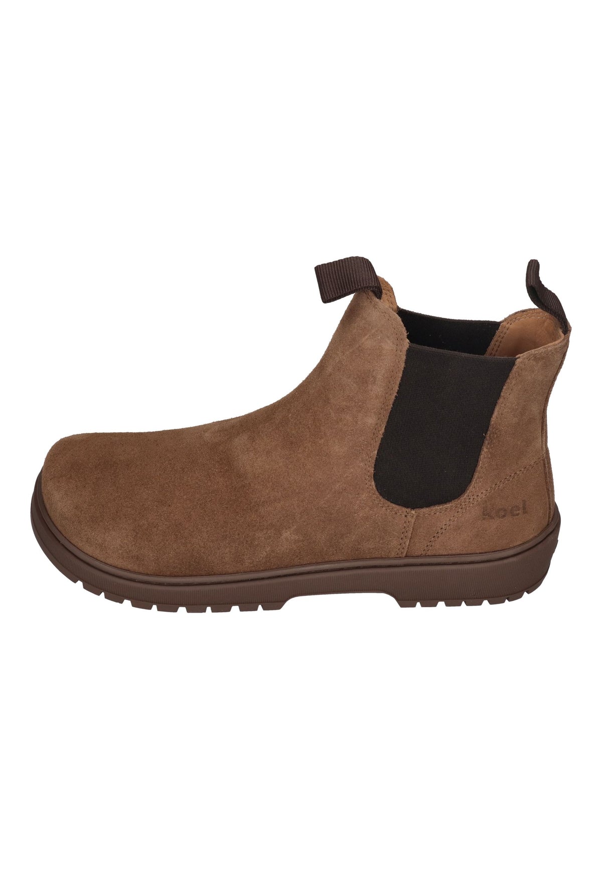 KOEL Damen Barefoot Chelseaboots GAVIEN SUEDE brandy