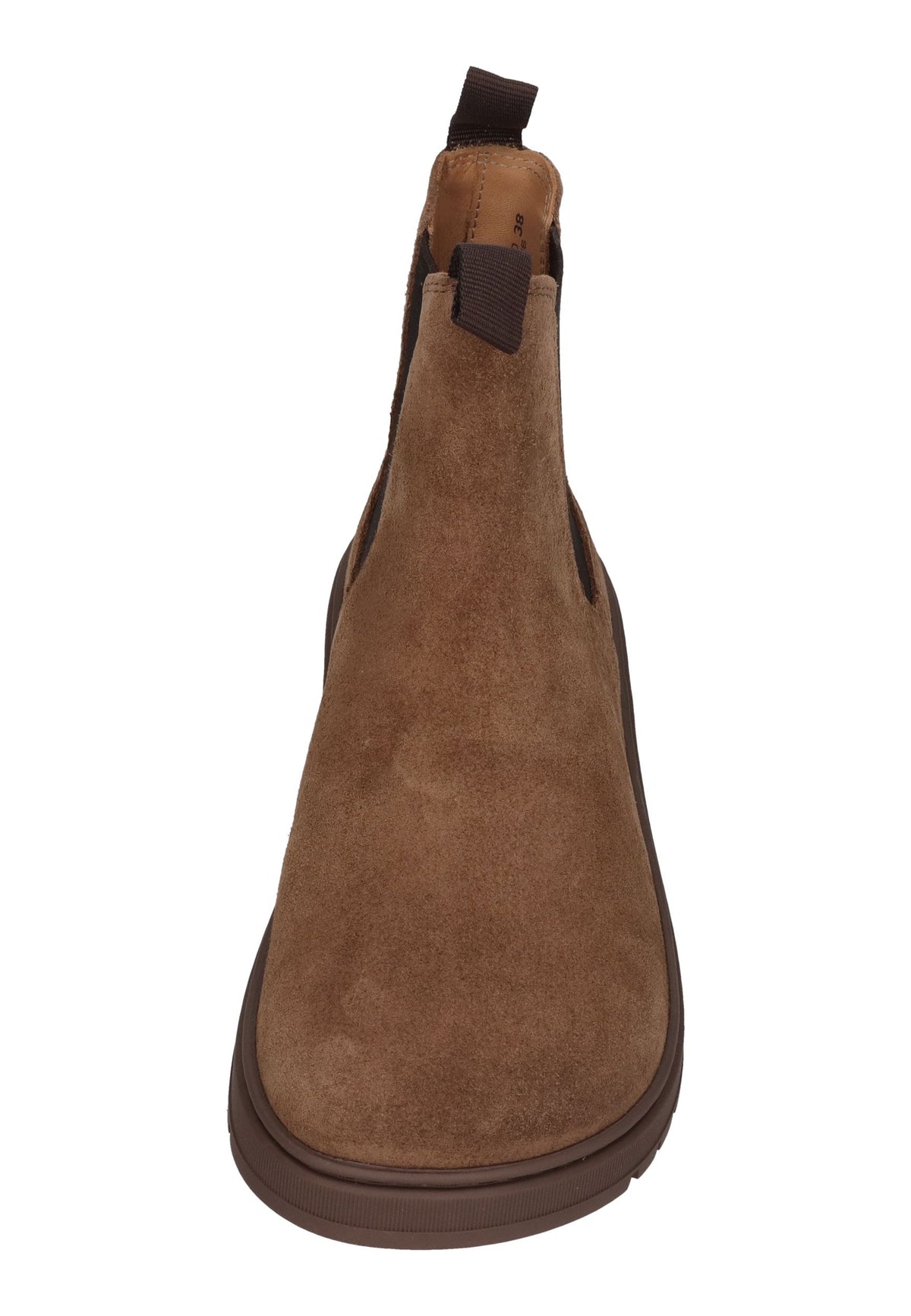 KOEL Damen Barefoot Chelseaboots GAVIEN SUEDE brandy