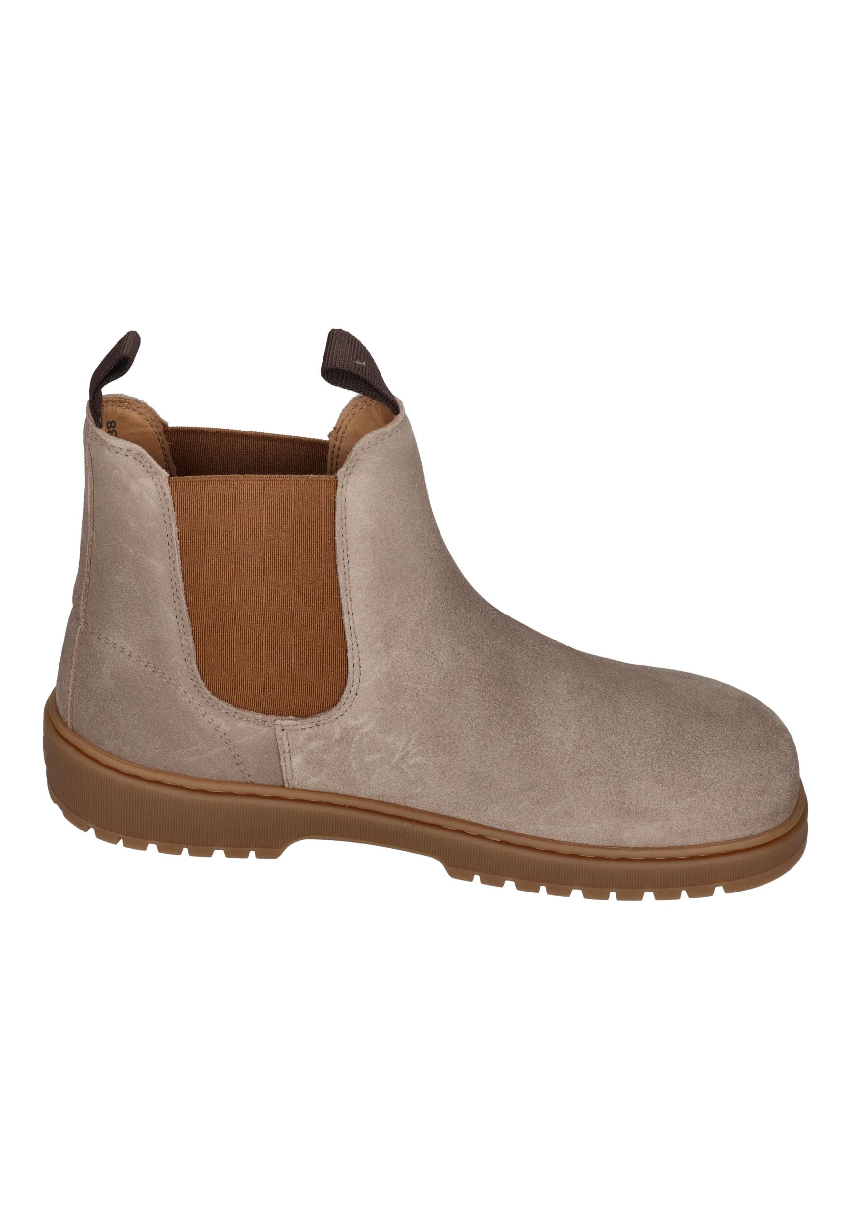 KOEL Damen Barefoot Chelseaboots GAVIEN SUEDE taupe
