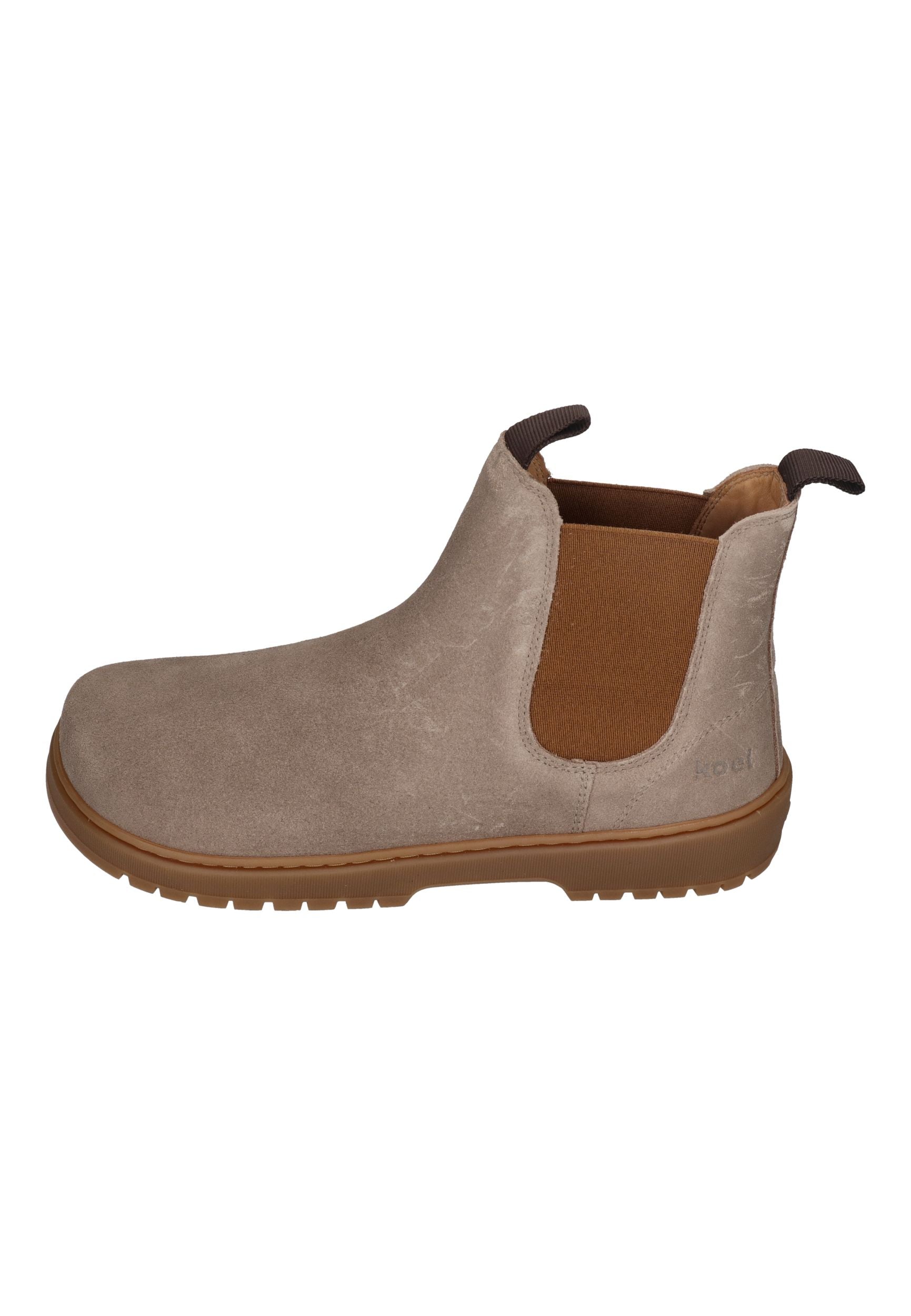 KOEL Damen Barefoot Chelseaboots GAVIEN SUEDE taupe