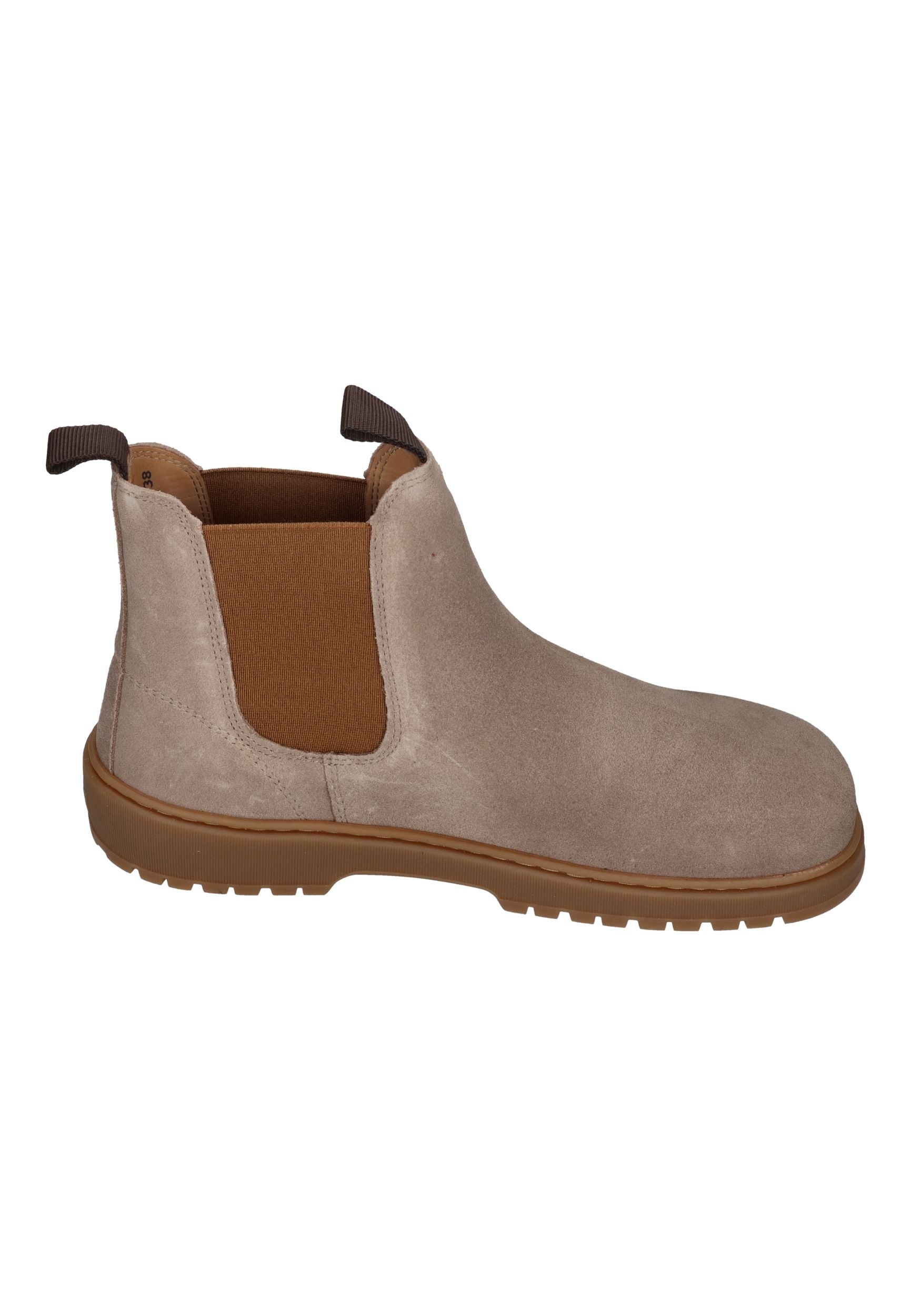 KOEL Damen Barefoot Chelseaboots GAVIEN SUEDE taupe