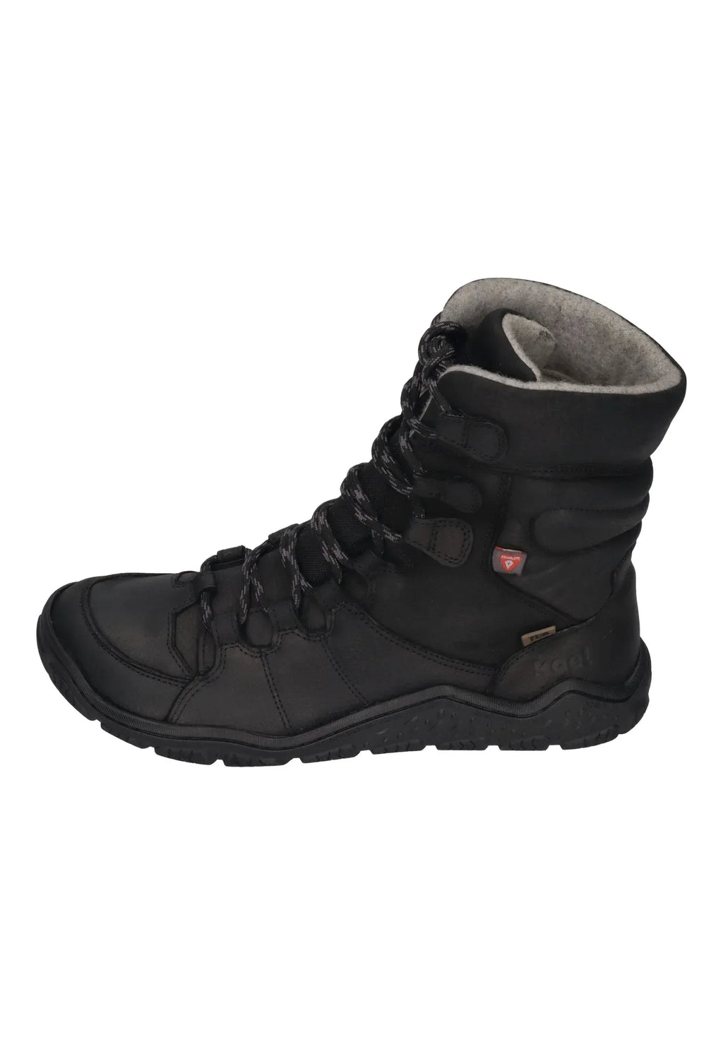 KOEL Damen Barefoot Outdoor Booties RISEA MERINO - black
