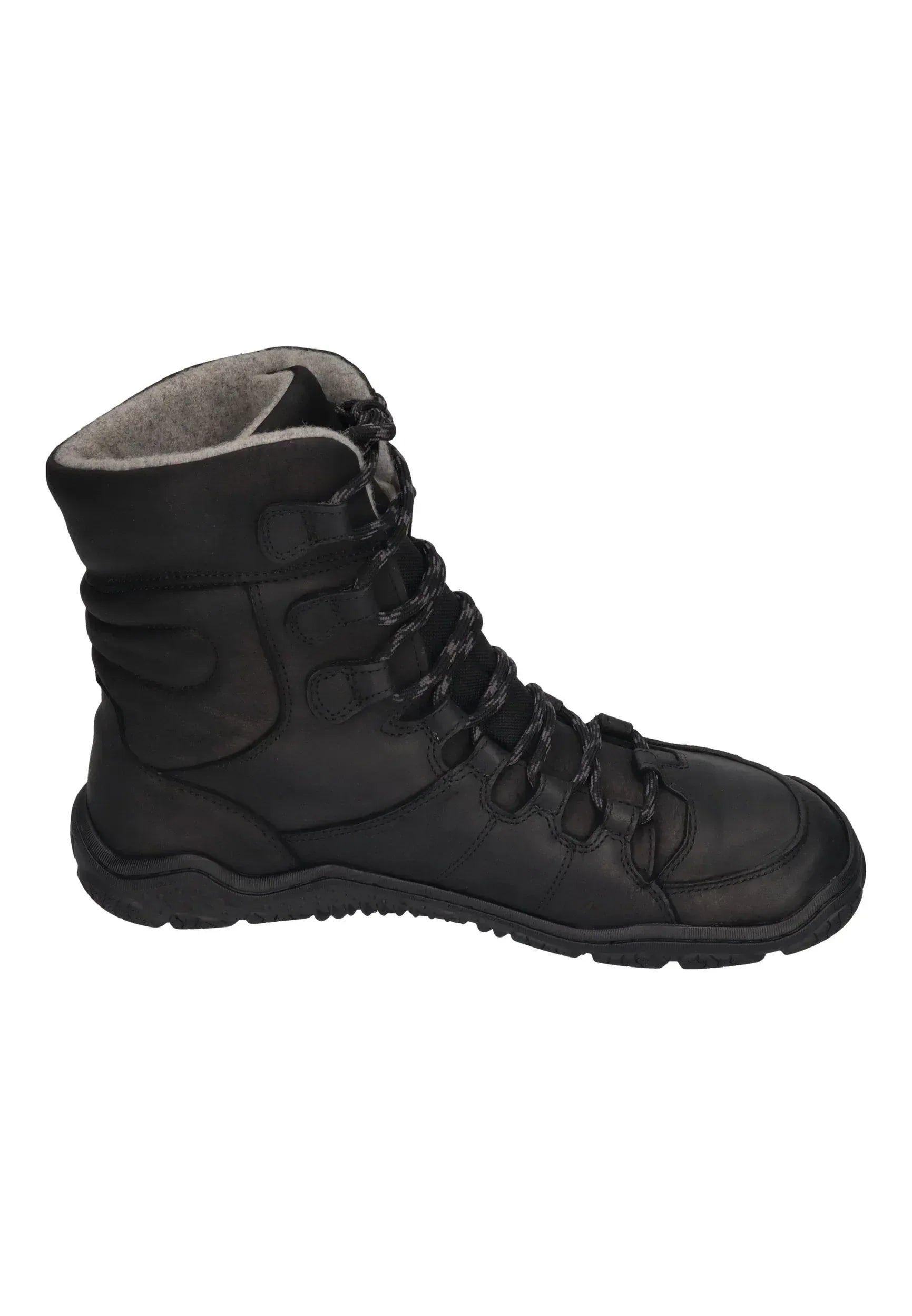 KOEL Damen Barefoot Outdoor Booties RISEA MERINO - black