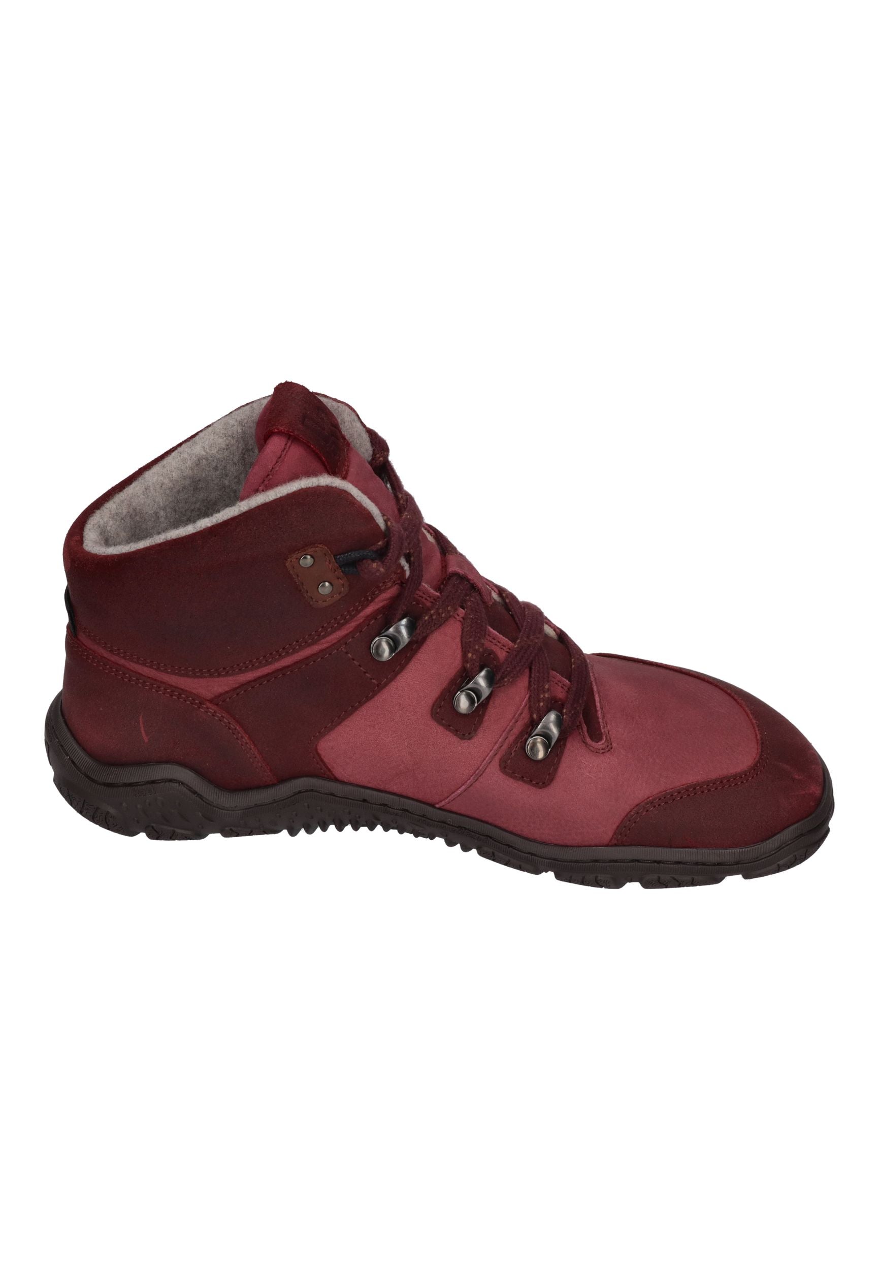 KOEL Damen Barefoot Outdoor Booties ROBA 2.0 MERINO bordo
