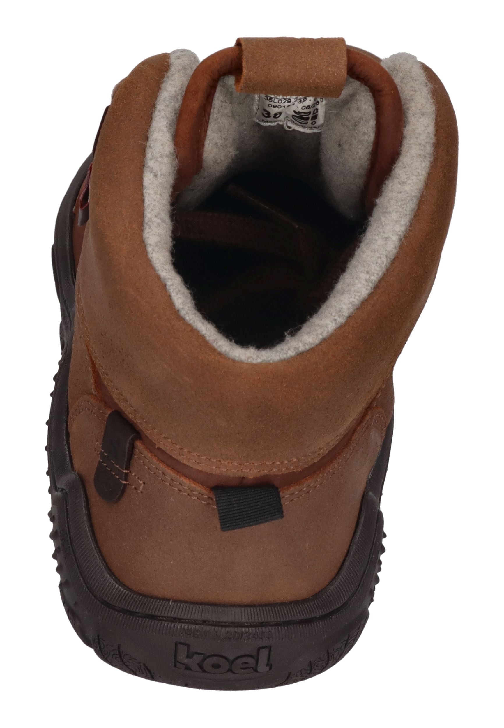 KOEL Damen Barefoot Outdoor Booties ROBA 2.0 MERINO chocolate