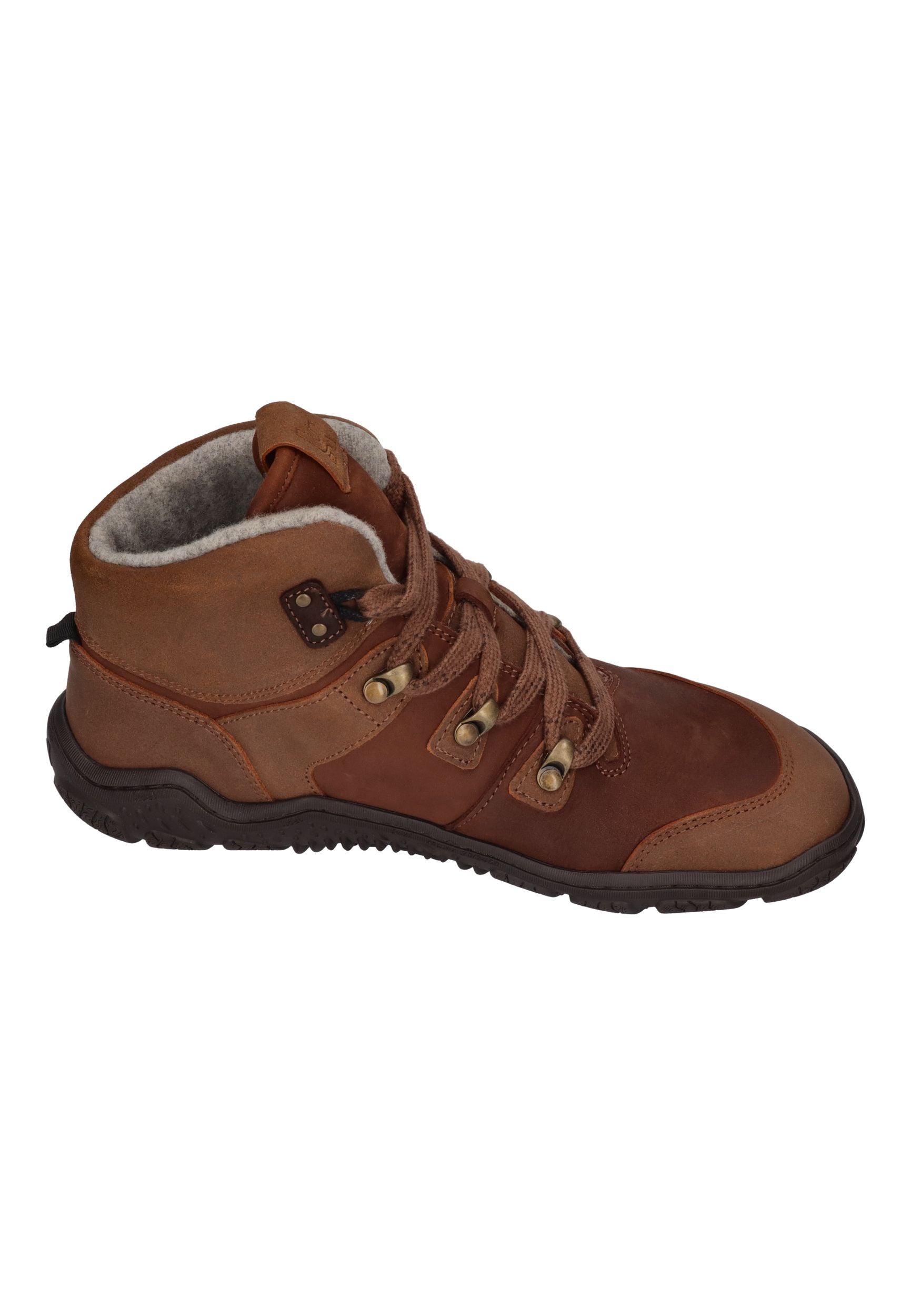 KOEL Damen Barefoot Outdoor Booties ROBA 2.0 MERINO chocolate