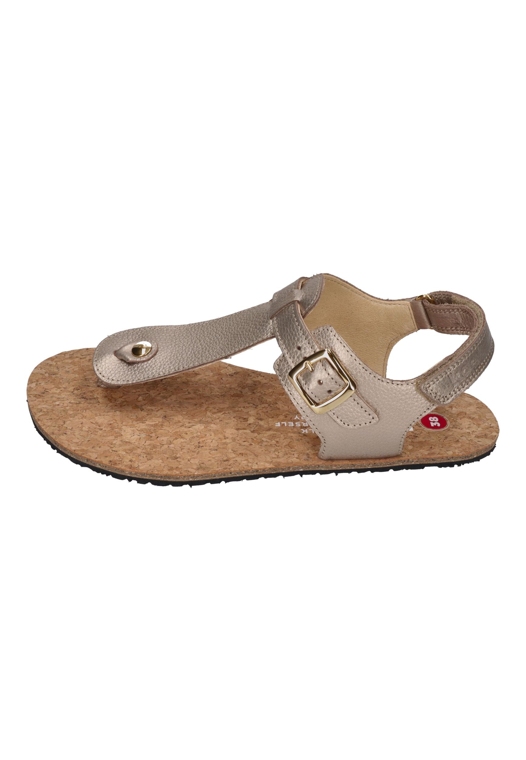 KOEL Damen Barefoot Sandalen ARIANA METALLIC champagne – Sandalen & Sandaletten | shoedealo.shop – Bild 2
