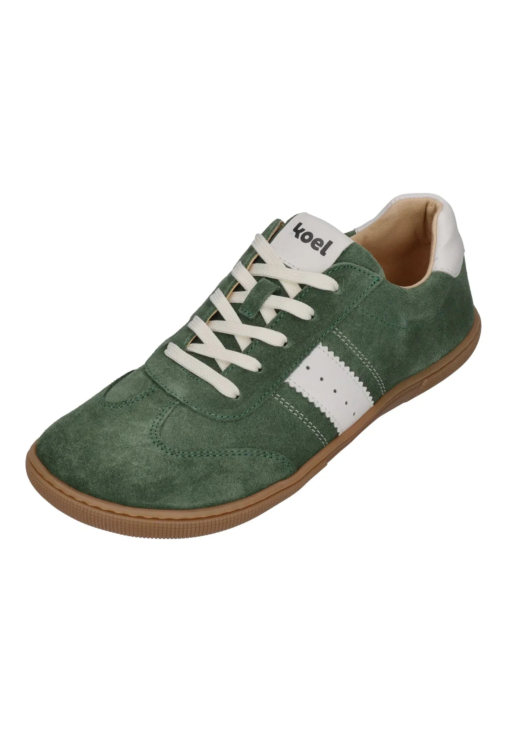 KOEL Damen Barefoot Sneakers FRANCIE II SUEDE 3.0 khaki – Sneakers - Braun | shoedealo.shop