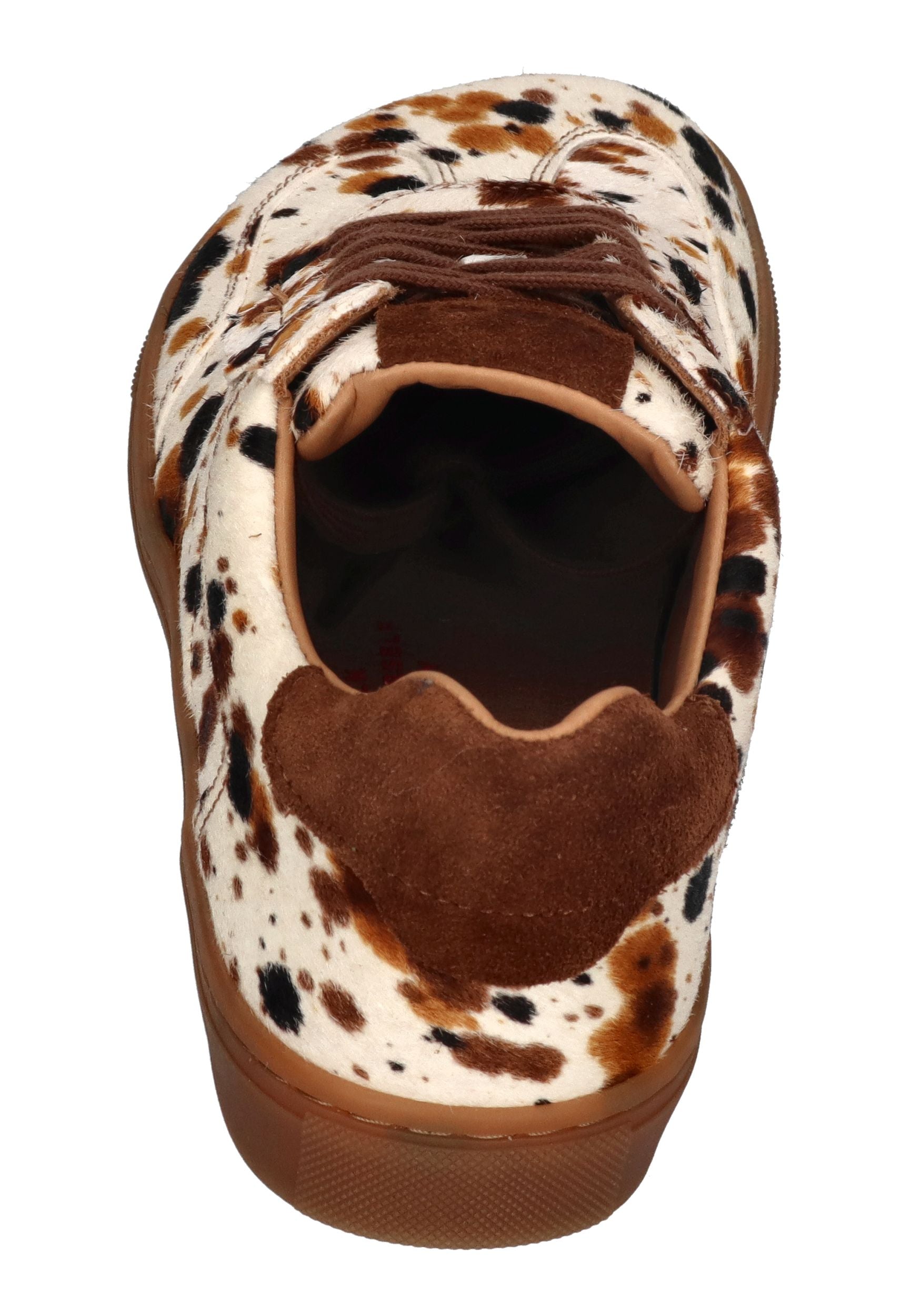 KOEL Damen Barefoot Sneakers HELENA SUEDE PRINT beige