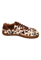 KOEL Damen Barefoot Sneakers HELENA SUEDE PRINT beige