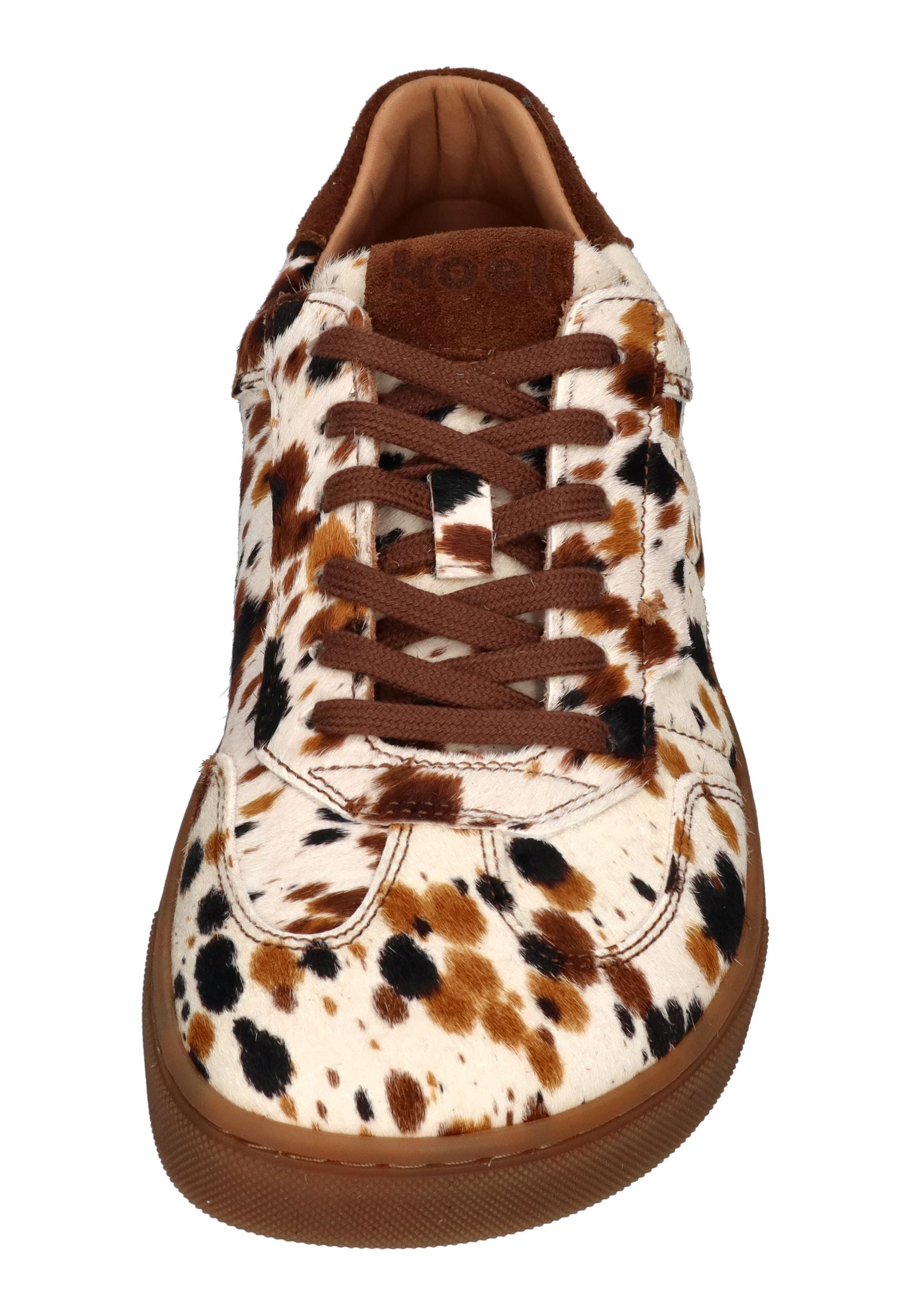 KOEL Damen Barefoot Sneakers HELENA SUEDE PRINT beige