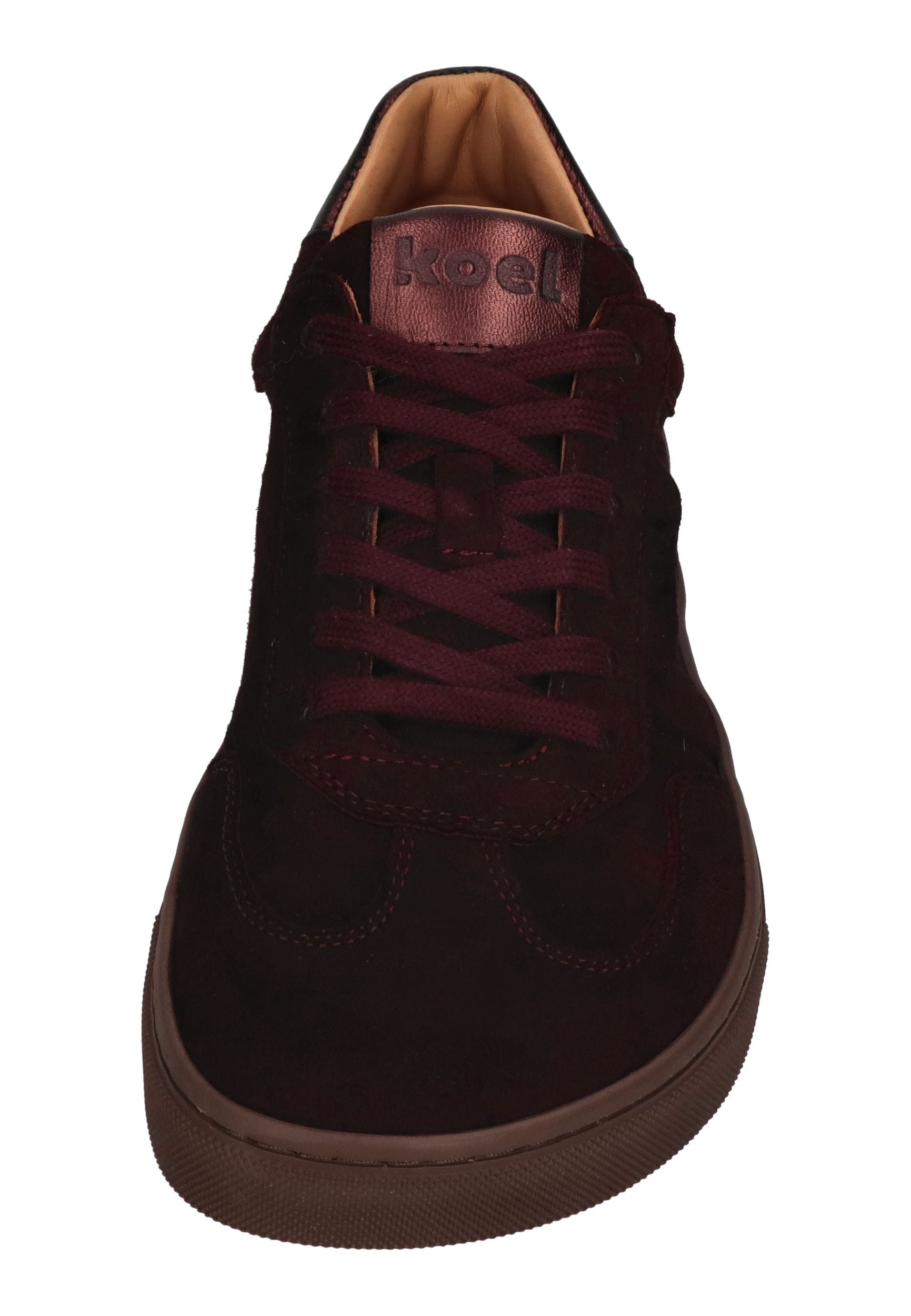 KOEL Damen Barefoot Sneakers HELENA SUEDE bordo