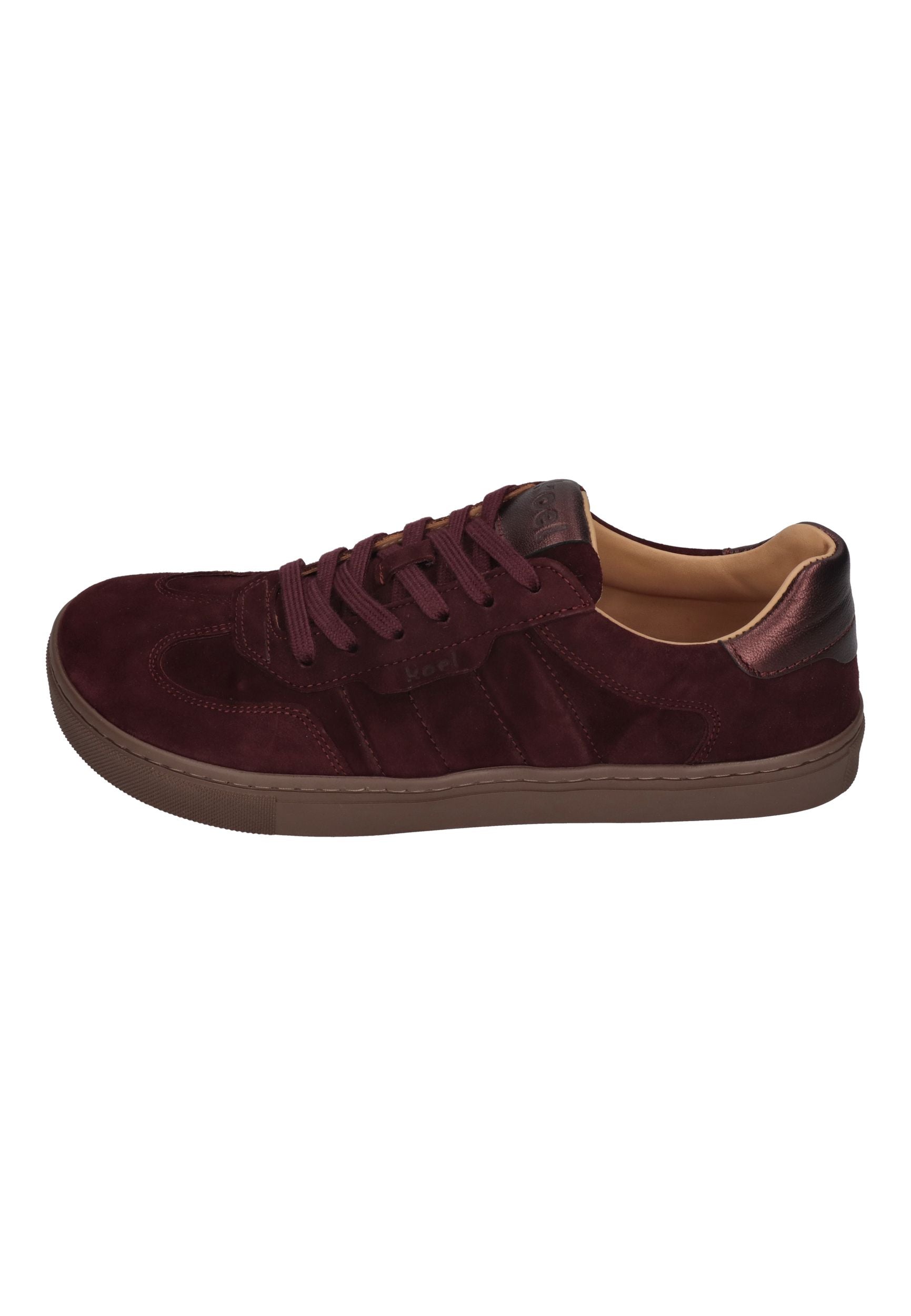 KOEL Damen Barefoot Sneakers HELENA SUEDE bordo