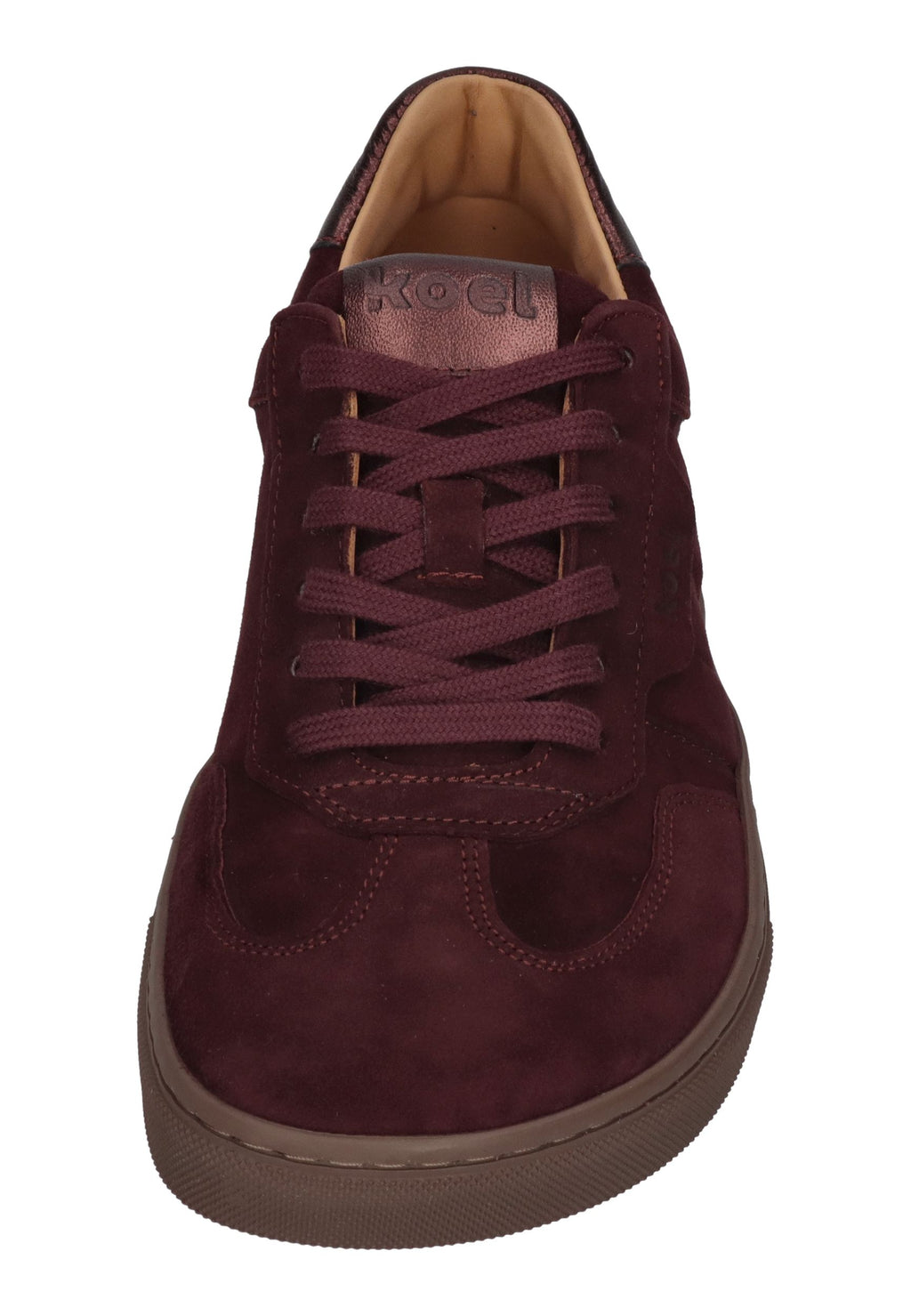 KOEL Damen Barefoot Sneakers HELENA SUEDE bordo