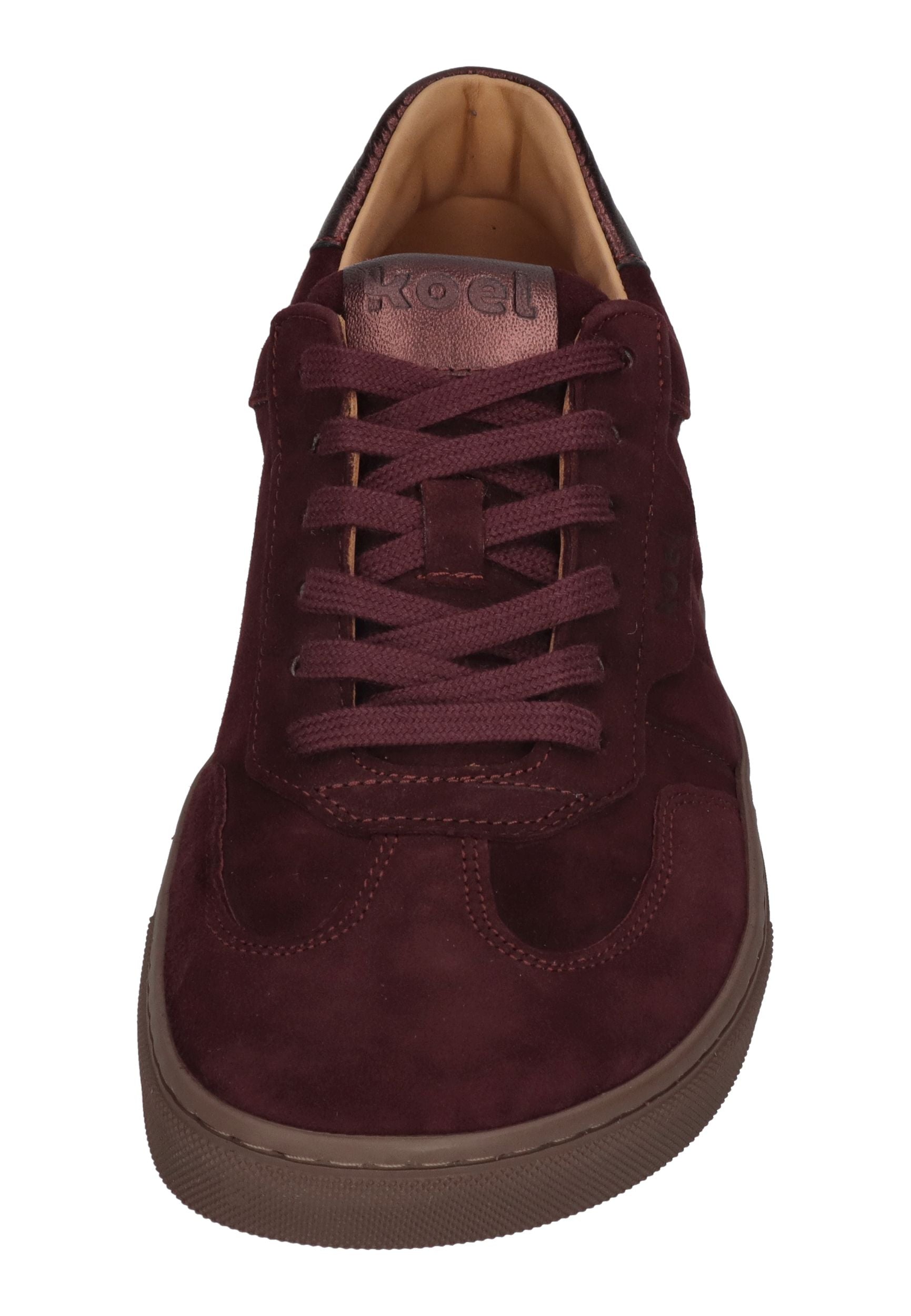 KOEL Damen Barefoot Sneakers HELENA SUEDE bordo