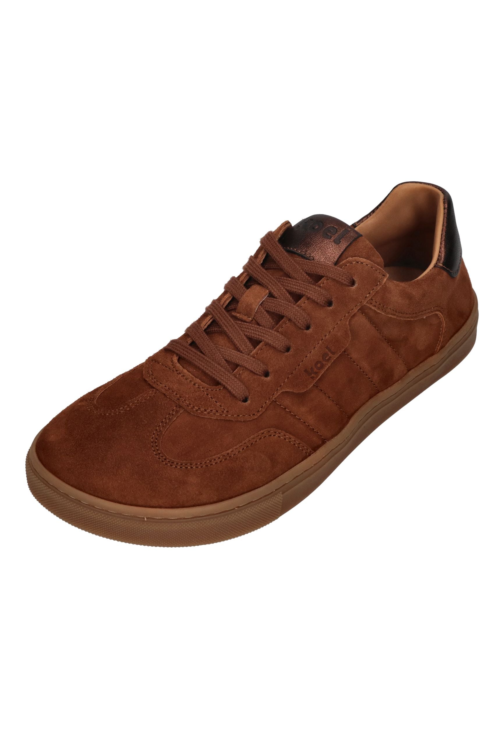 KOEL Damen Barefoot Sneakers HELENA SUEDE cognac