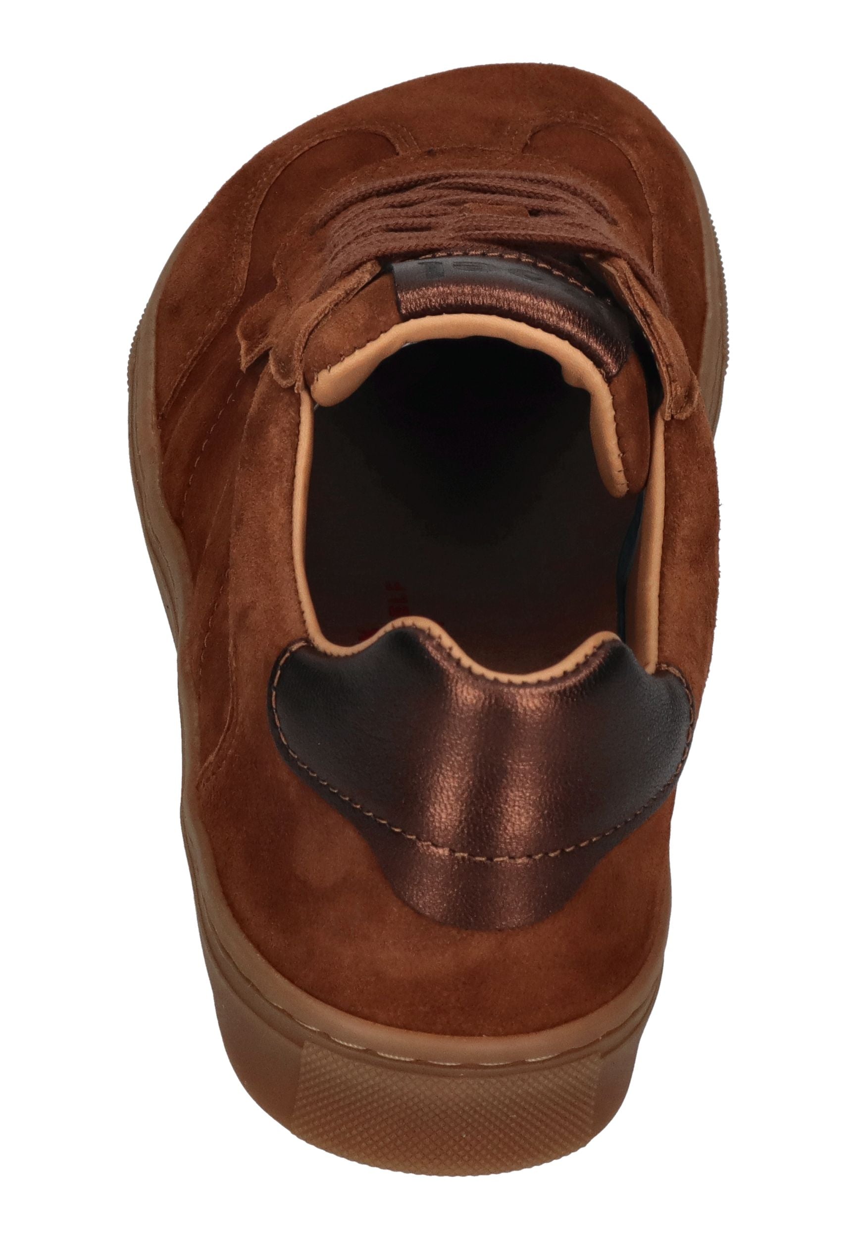 KOEL Damen Barefoot Sneakers HELENA SUEDE cognac