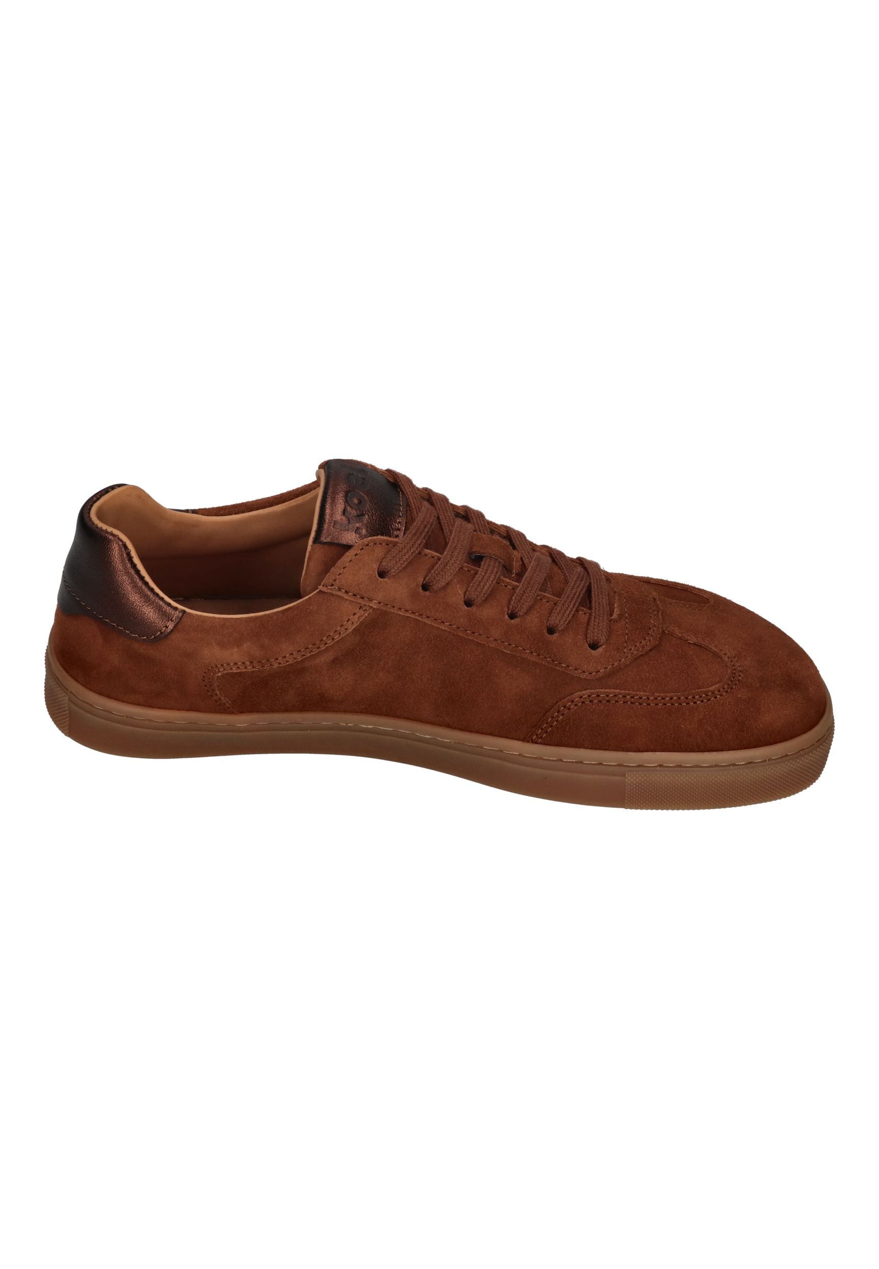 KOEL Damen Barefoot Sneakers HELENA SUEDE cognac