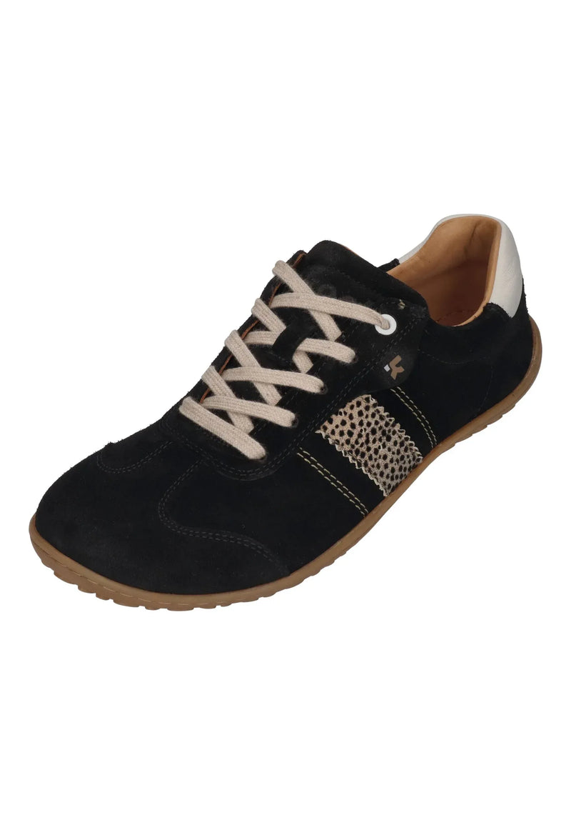 KOEL Damen Barefoot Sneakers ILA SUEDE 3.0 black leopardo – Sneakers - Schwarz | shoedealo.shop