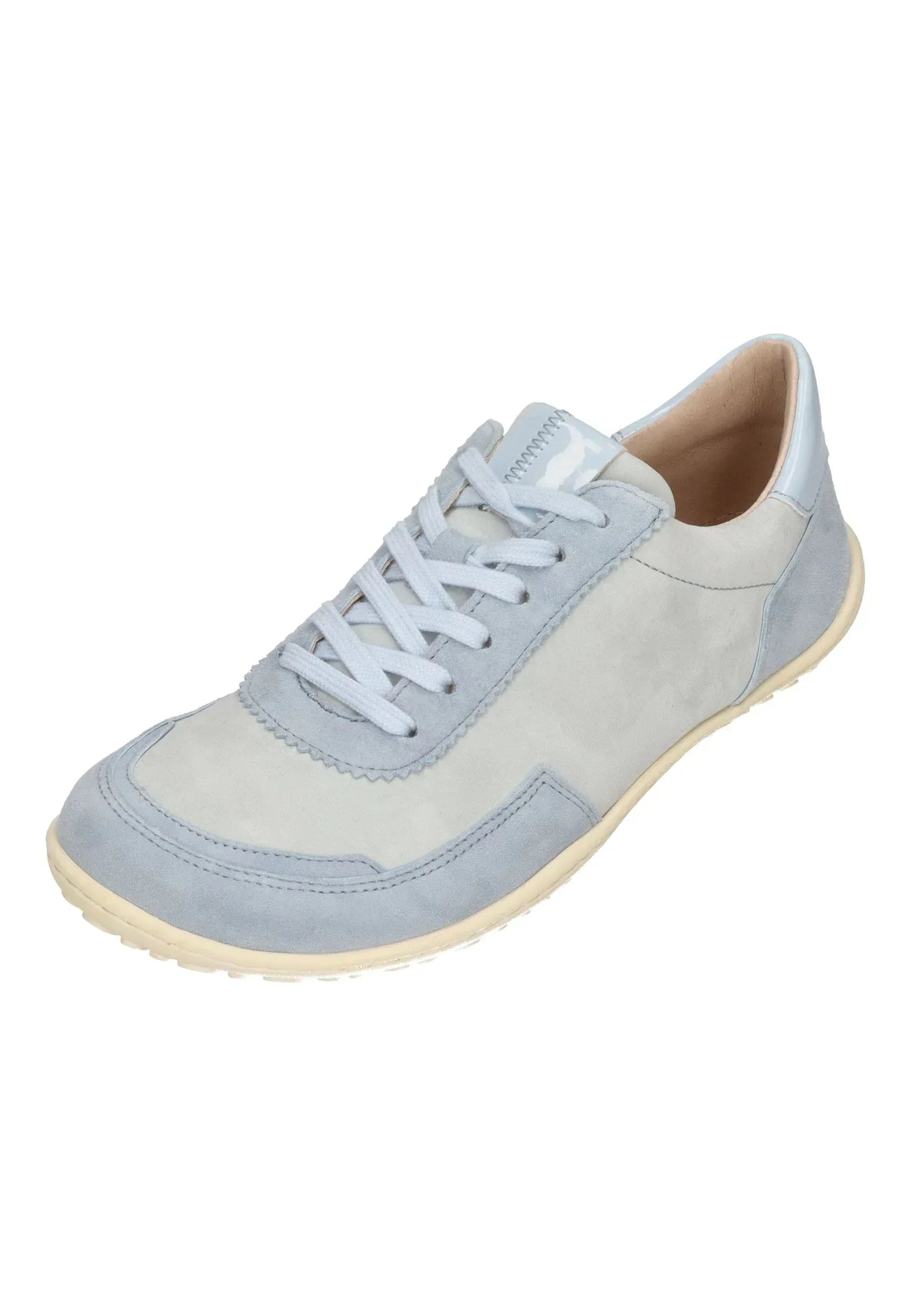 KOEL Damen Barfuß Sneakers ISABELLA SUEDE celeste – Barfußschuhe - Blau | shoedealo.shop