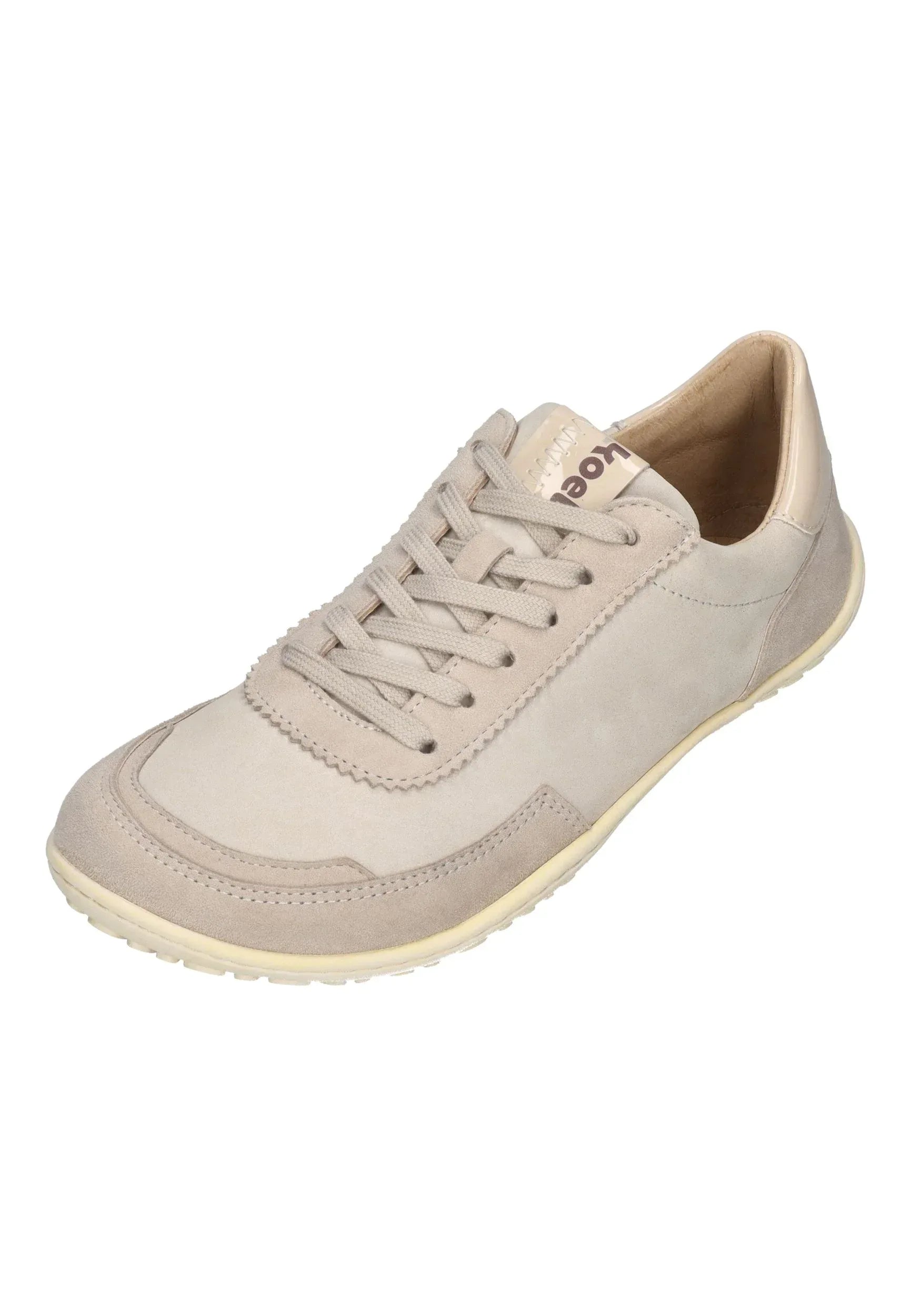 KOEL Damen Barfuß Sneakers ISABELLA SUEDE light beige – Barfußschuhe | shoedealo.shop