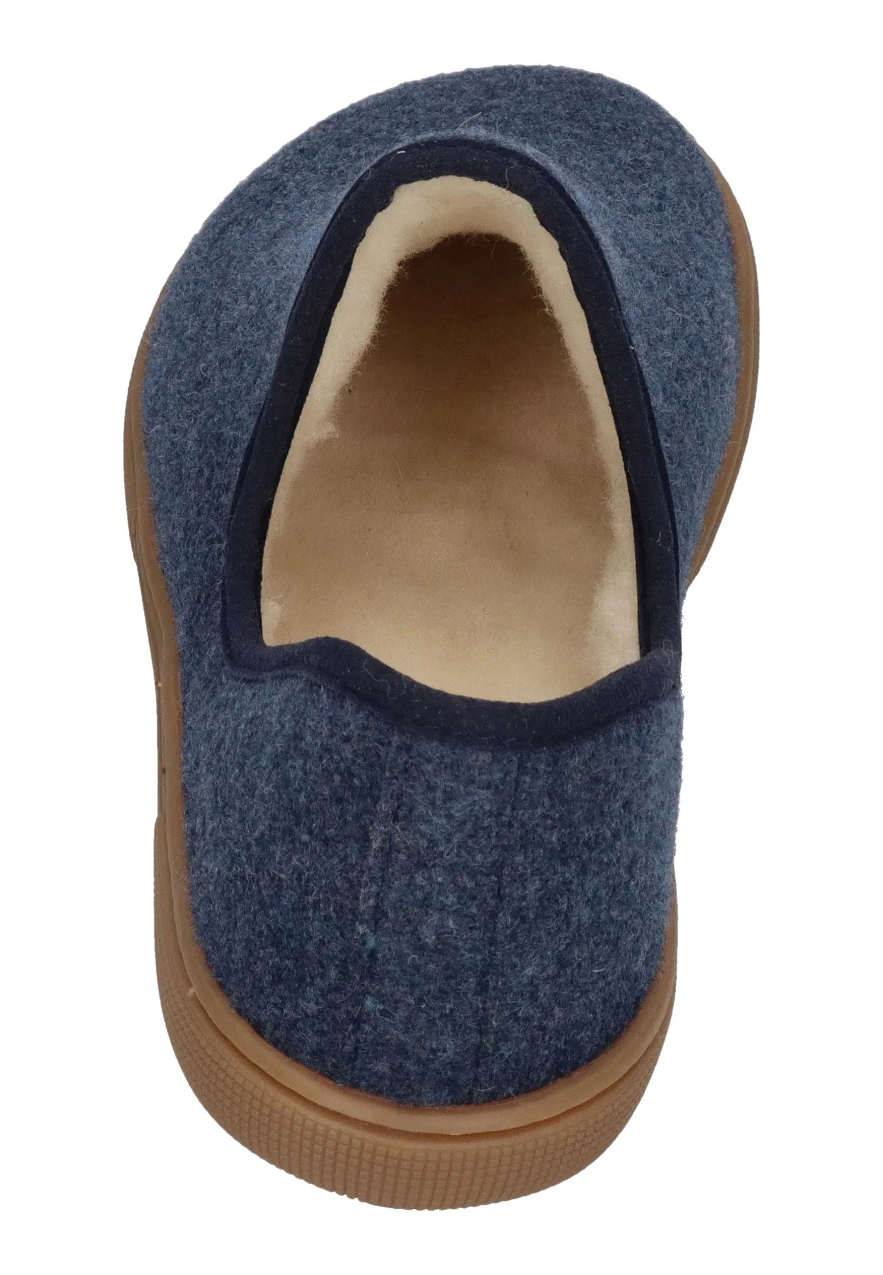 KOEL Barefoot Damen Slipper MERINO - blue