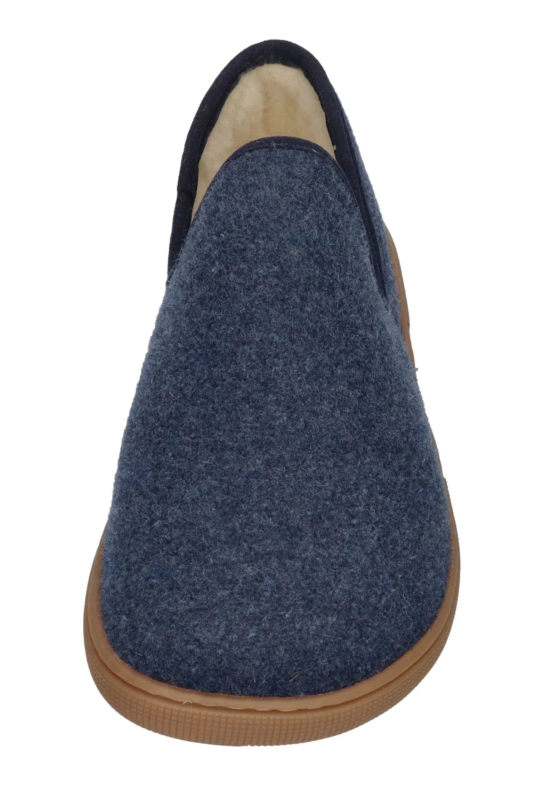 KOEL Barefoot Damen Slipper MERINO - blue