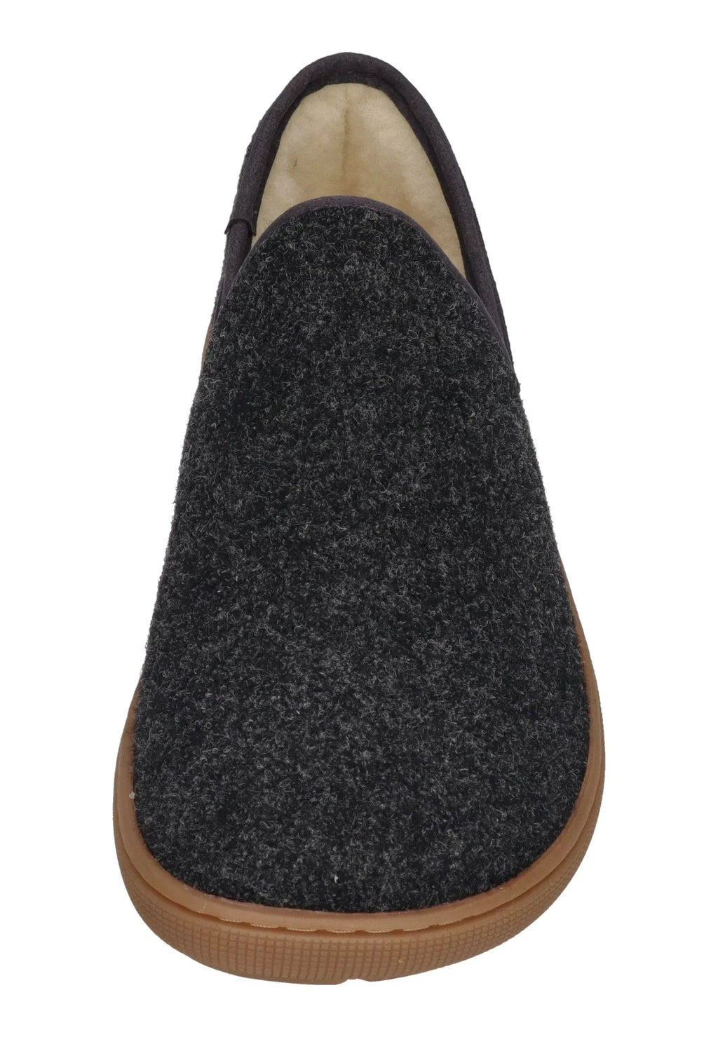 KOEL Barefoot Damen Slipper MERINO - dark grey