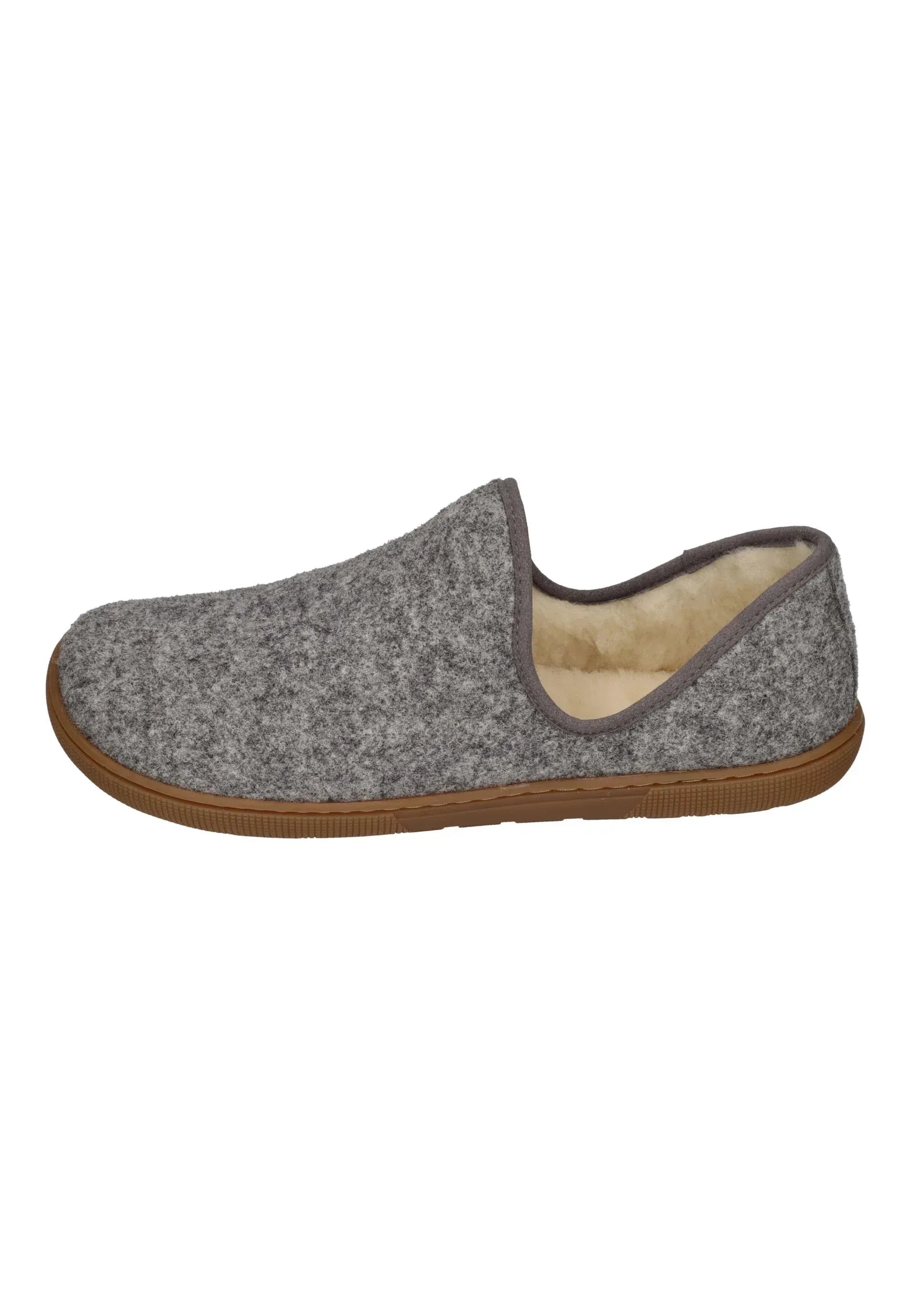 KOEL Barefoot Damen Slipper MERINO - grey