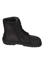 KOEL Damen gefütterte Barefoot Schnürboots GALYON FELT black