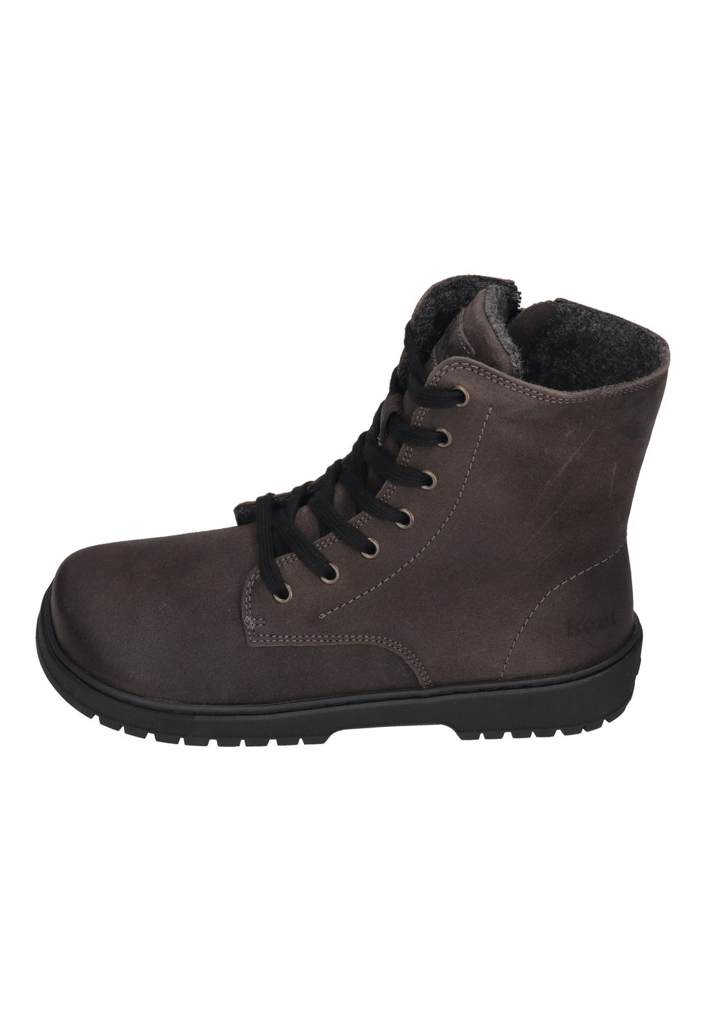 KOEL Damen gefütterte Barefoot Schnürboots GALYON FELT dark grey
