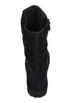KOEL Damen gefütterte Barefoot Stiefel GLYRA FELT black
