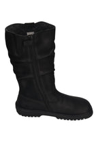KOEL Damen gefütterte Barefoot Stiefel GLYRA FELT black