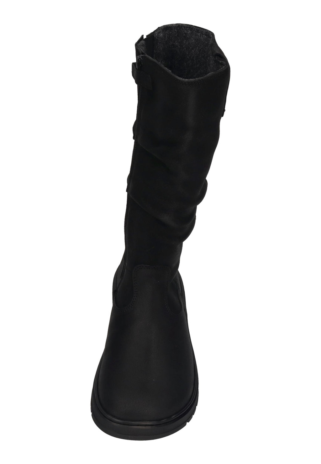 KOEL Damen gefütterte Barefoot Stiefel GLYRA FELT black