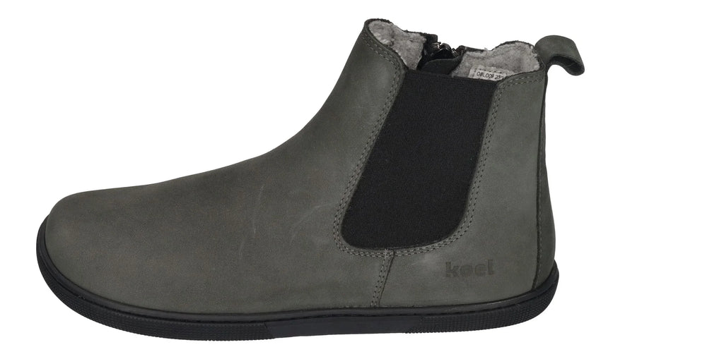 KOEL Damenschuhe - Barefoot Booties FILAS MERINO dark grey