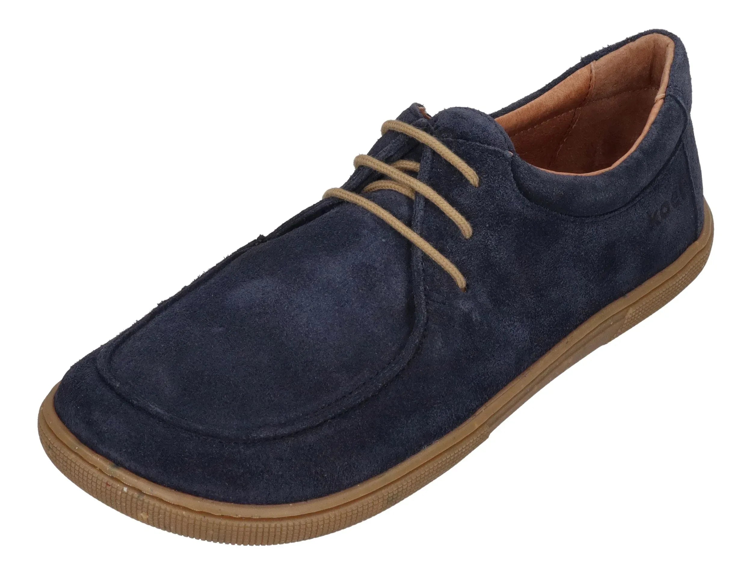 KOEL Damenschuhe Barefoot Schnürschuhe FAGO SUEDE navy – Barfußschuhe - Blau | shoedealo.shop