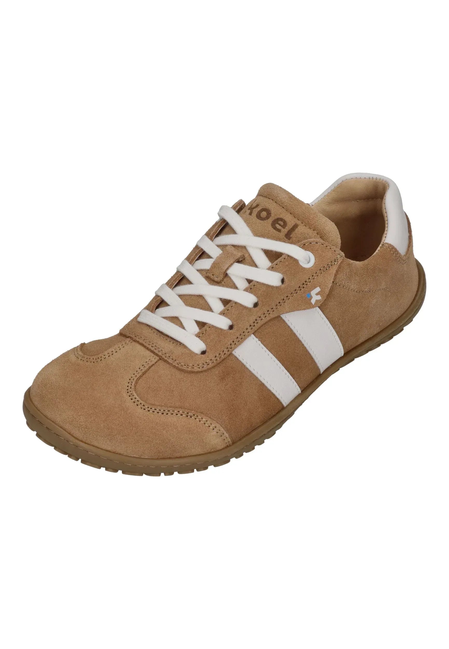 KOEL Damenschuhe Barfuß Sneakers ILA SUEDE - beige – Barfußschuhe | shoedealo.shop