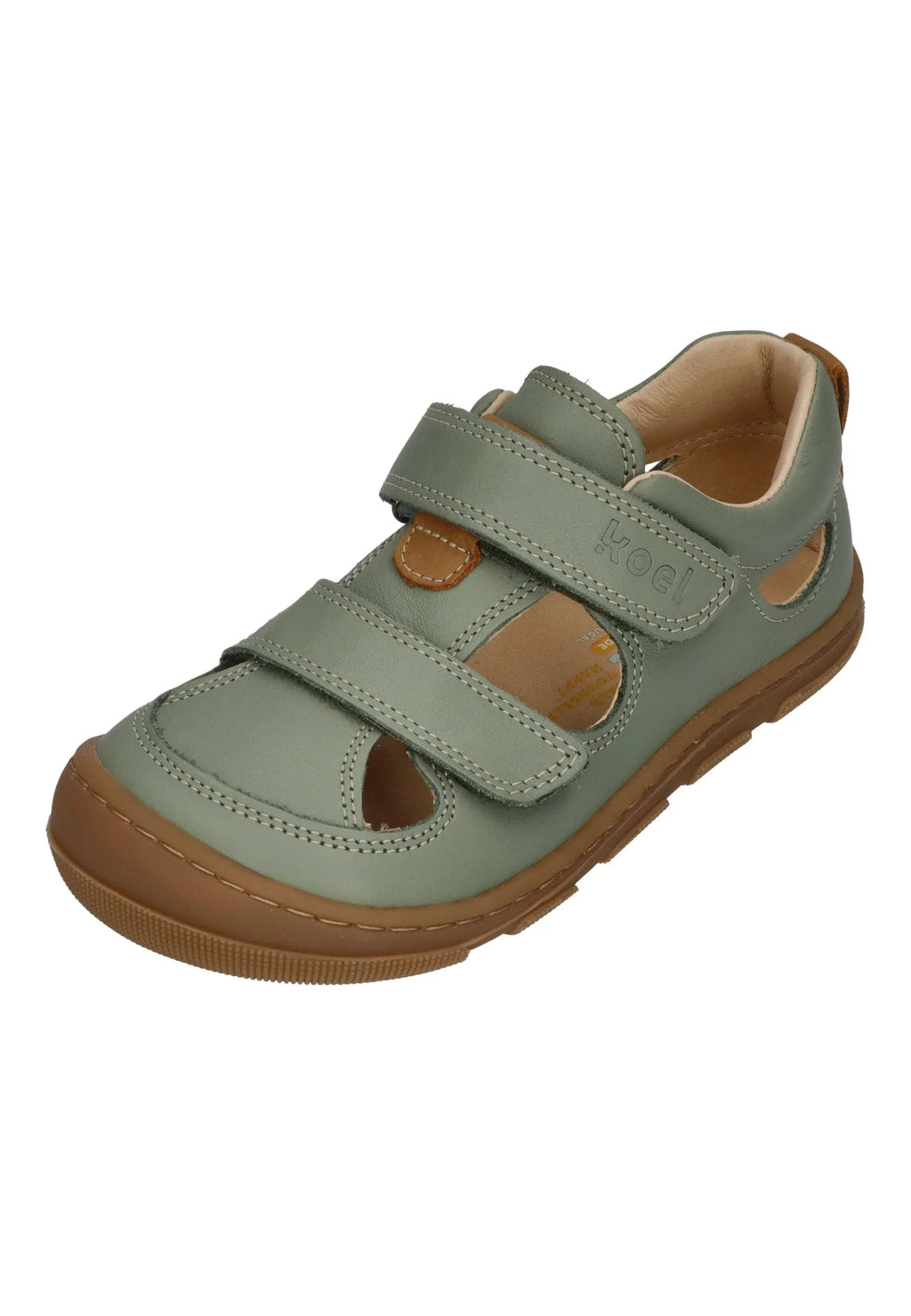 KOEL Extraweite Barefoot Kinder Sneakers KATO W II olive